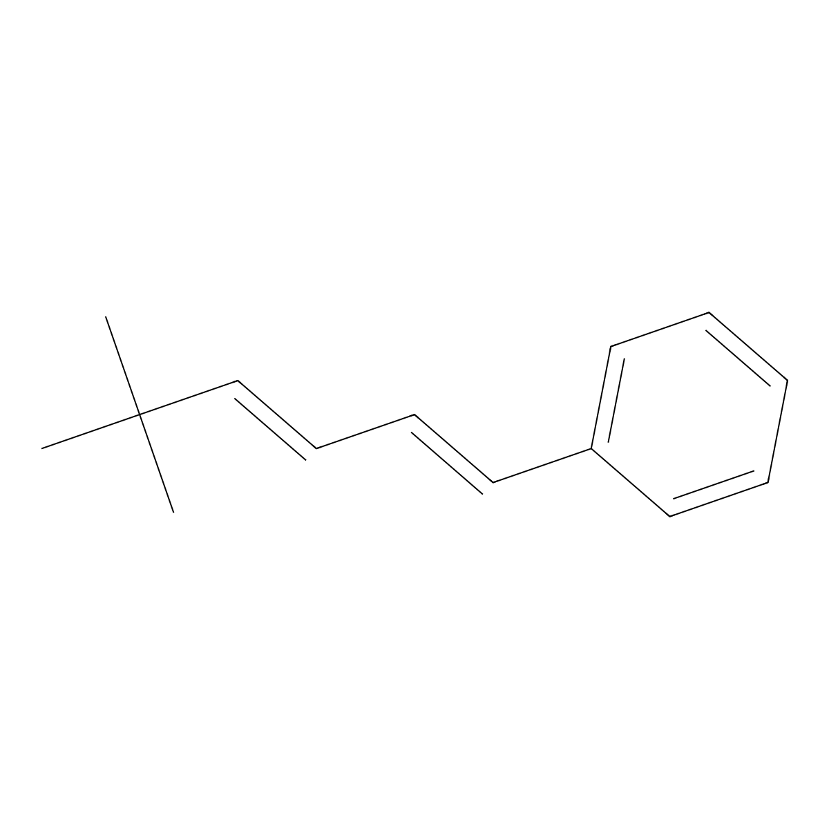 [(1E,3E)-5,5-dimethyl-1,3-hexadienyl]benzene molecular structure, CAS 114444-87-0