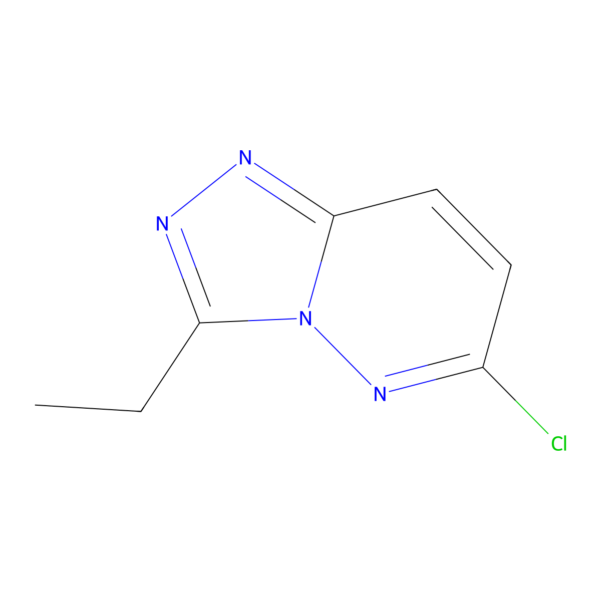 6-Chloro-3-ethyl-[1,2,4]triazolo[4,3-b]pyridazine molecular structure, CAS 1144442-91-0