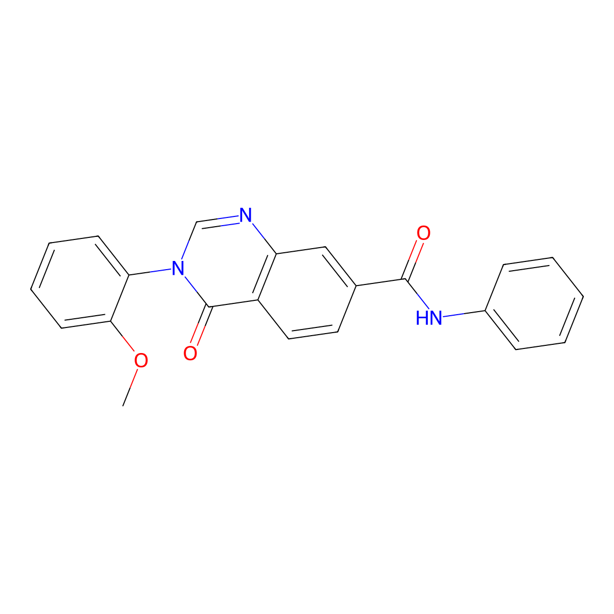 3-(2-methoxyphenyl)-4-oxo-N-phenyl-3,4-dihydroquinazoline-7-carboxamide molecular structure, CAS 1144452-03-8