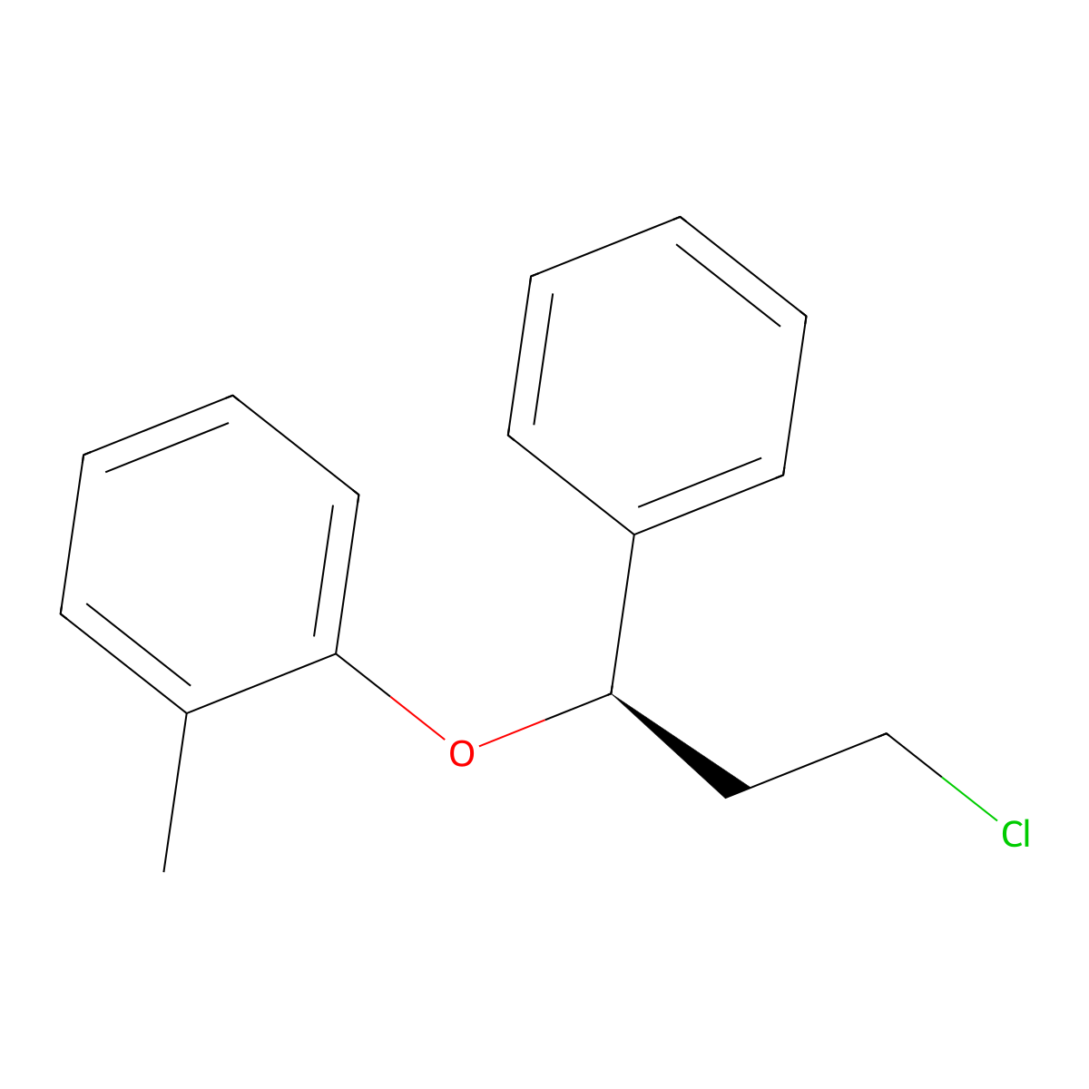(R)-3-Chloro-1-phenyl-1-(2-methylphenoxy)propane molecular structure, CAS 114446-47-8