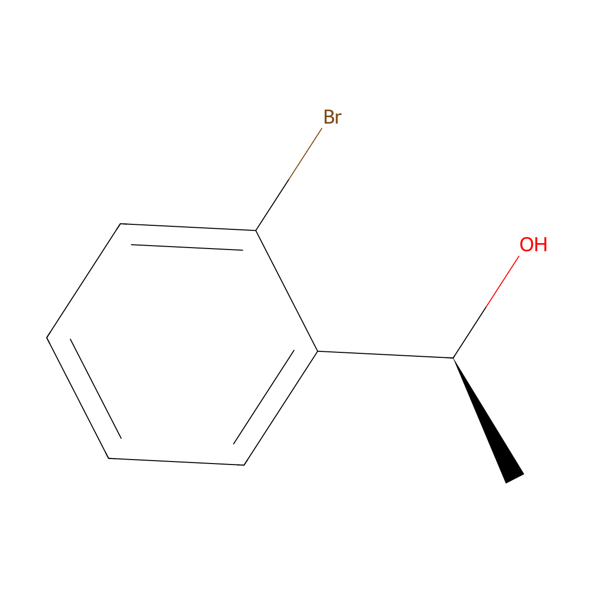 1-(2-Bromophenyl)ethan-1-ol molecular structure, CAS 114446-55-8