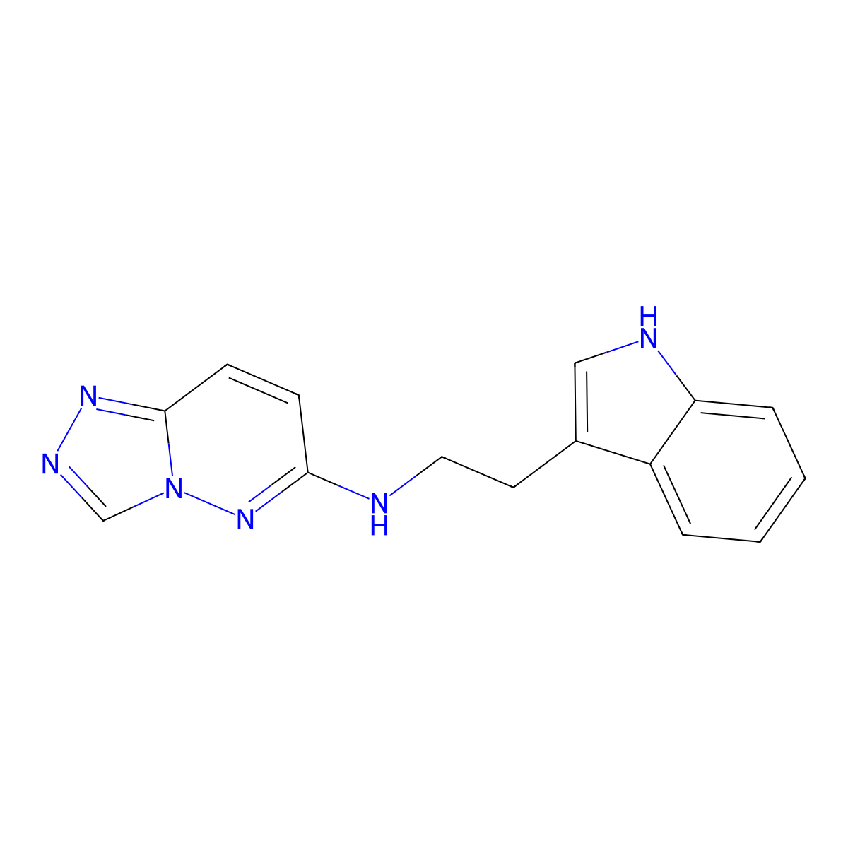 N-[2-(1H-indol-3-yl)ethyl][1,2,4]triazolo[4,3-b]pyridazin-6-amine molecular structure, CAS 1144467-68-4