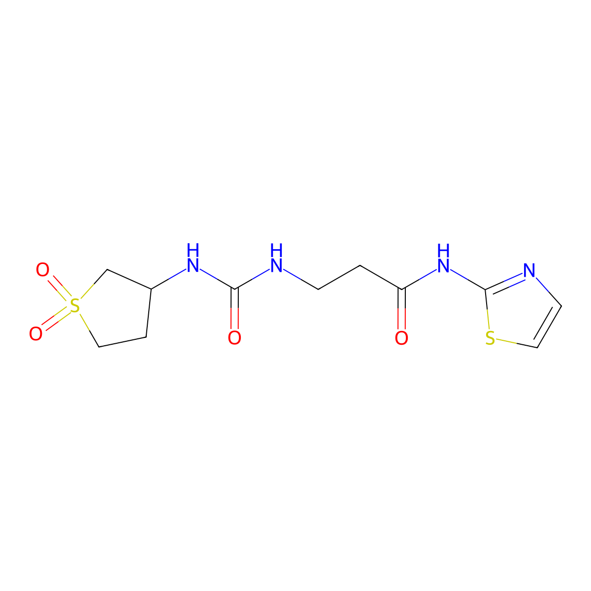 C11H16N4O4S2 molecular structure, CAS 1144479-85-5