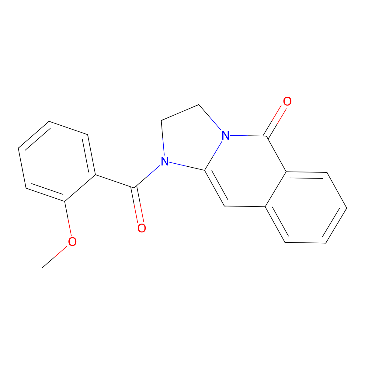 1-(2-methoxybenzoyl)-2,3-dihydroimidazo[1,2-b]isoquinolin-5(1H)-one molecular structure, CAS 1144481-17-3