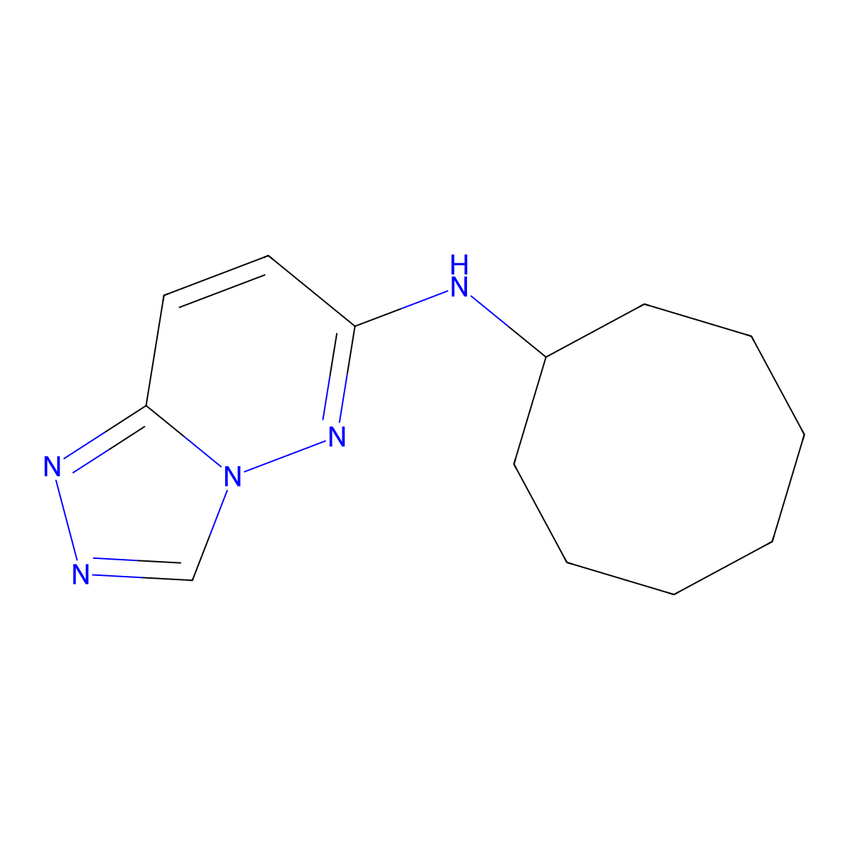 N-cyclooctyl[1,2,4]triazolo[4,3-b]pyridazin-6-amine molecular structure, CAS 1144495-49-7