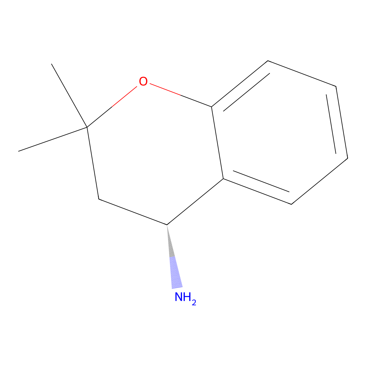 (R)-2,2-dimethylchroman-4-amine molecular structure, CAS 1144501-45-0