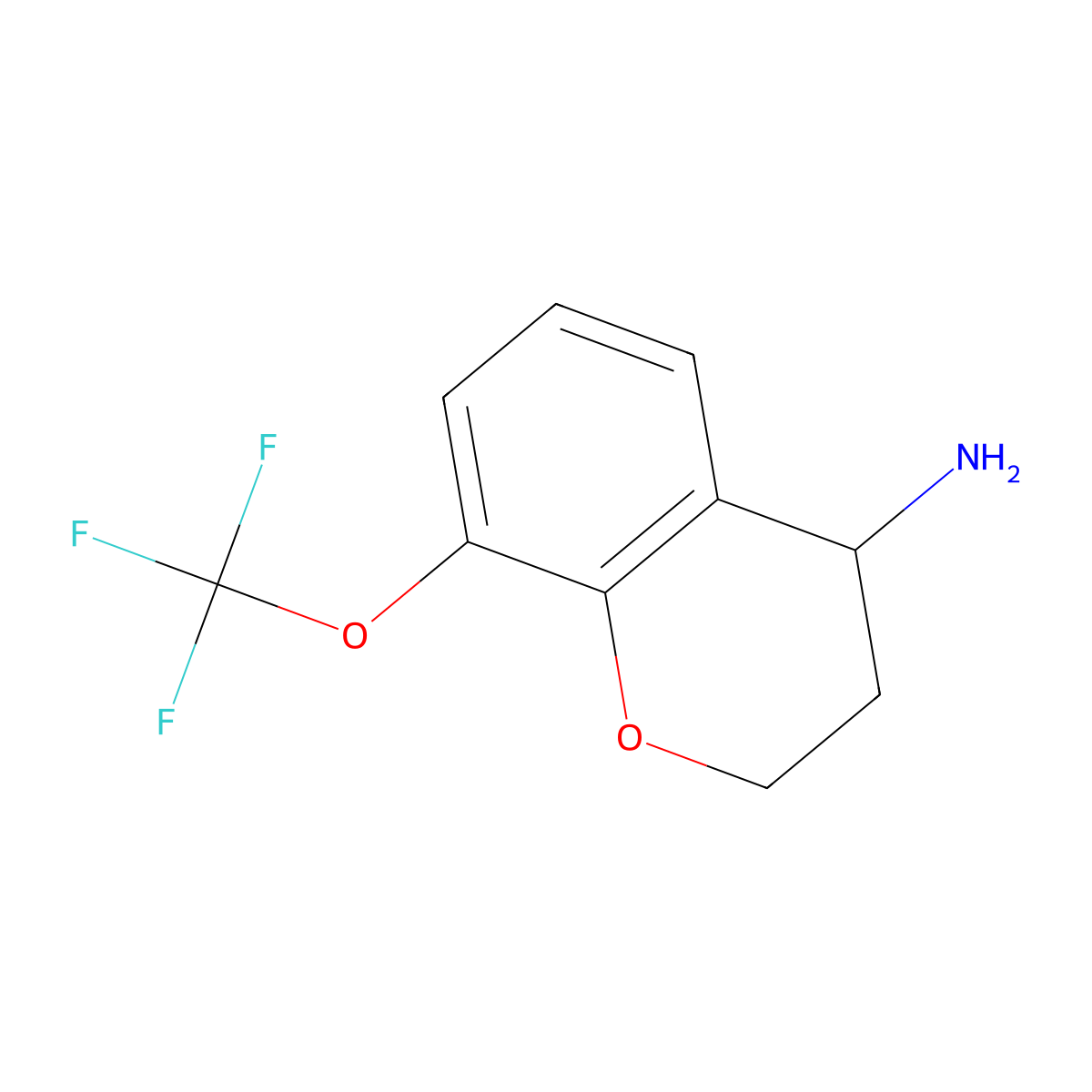 (r)-8-(Trifluoromethoxy)chroman-4-amine molecular structure, CAS 1144502-12-4