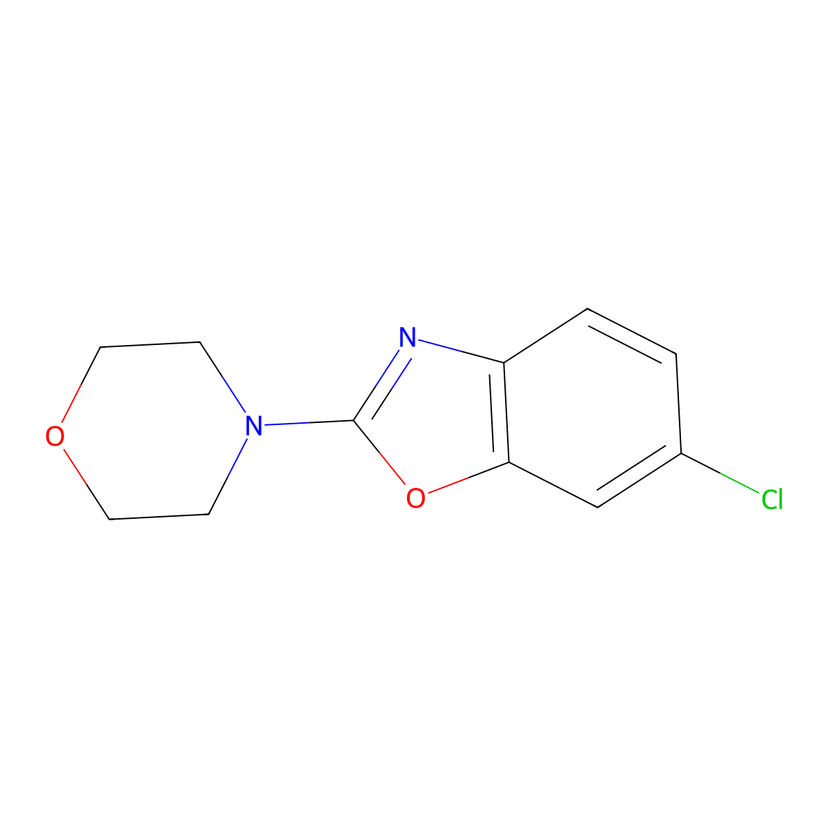 6-Chloro-2-morpholinobenzo[d]oxazole molecular structure, CAS 1144509-77-2