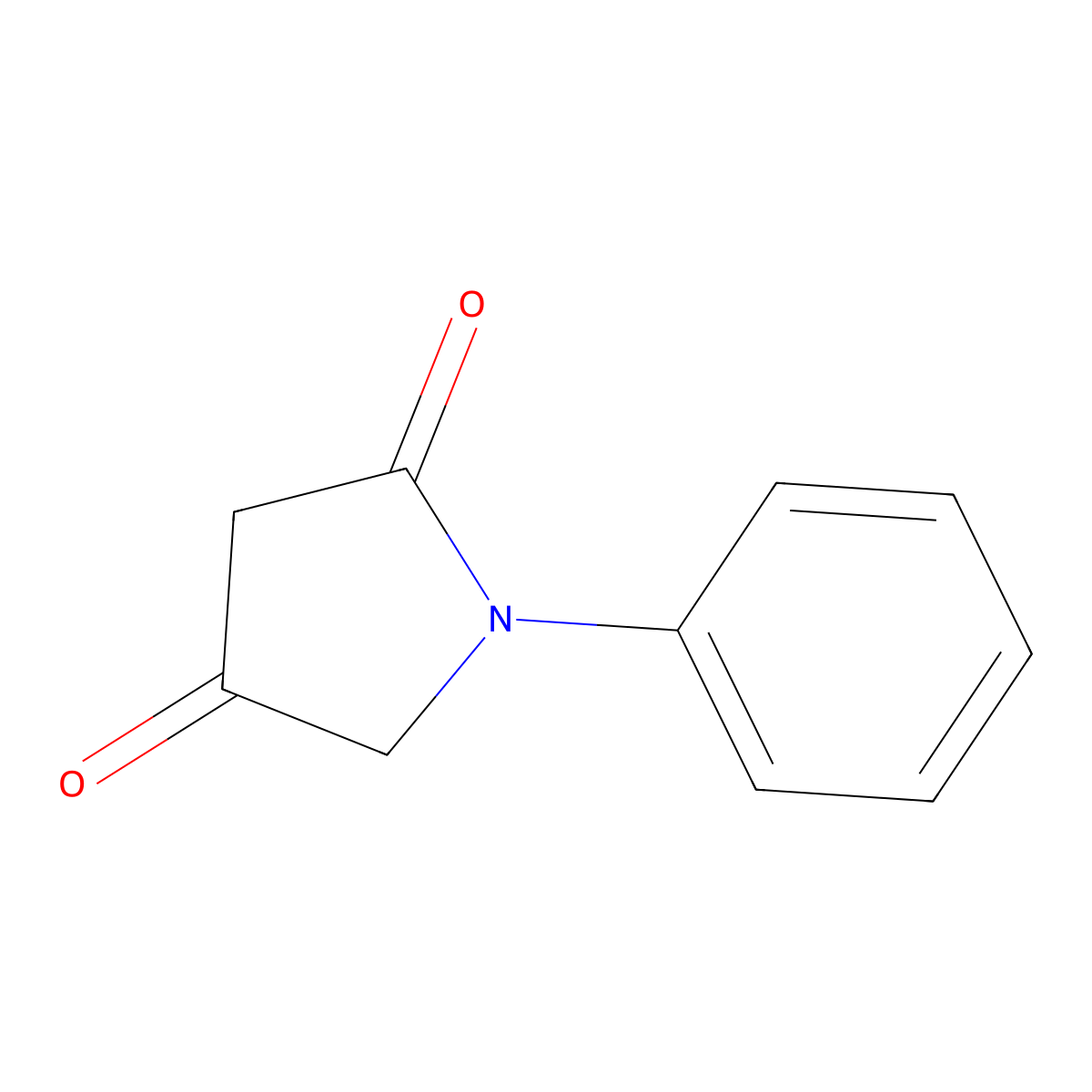 1-Phenylpyrrolidine-2,4-dione molecular structure, CAS 114473-81-3