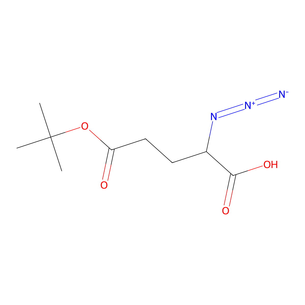 (S)-5-tert-Butyl hydrogen 2-azidoglutarate (dicyclohexylammonium) salt molecular structure, CAS 114519-06-1