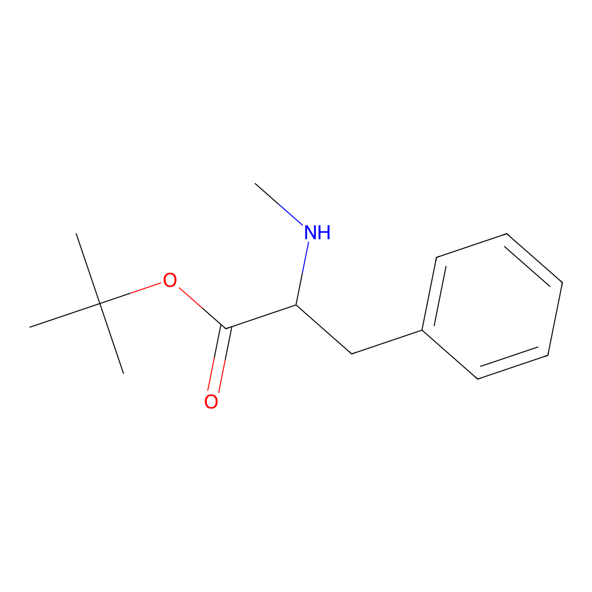 N-Methyl-L-phenylalanine tert-butyl ester molecular structure, CAS 114525-94-9
