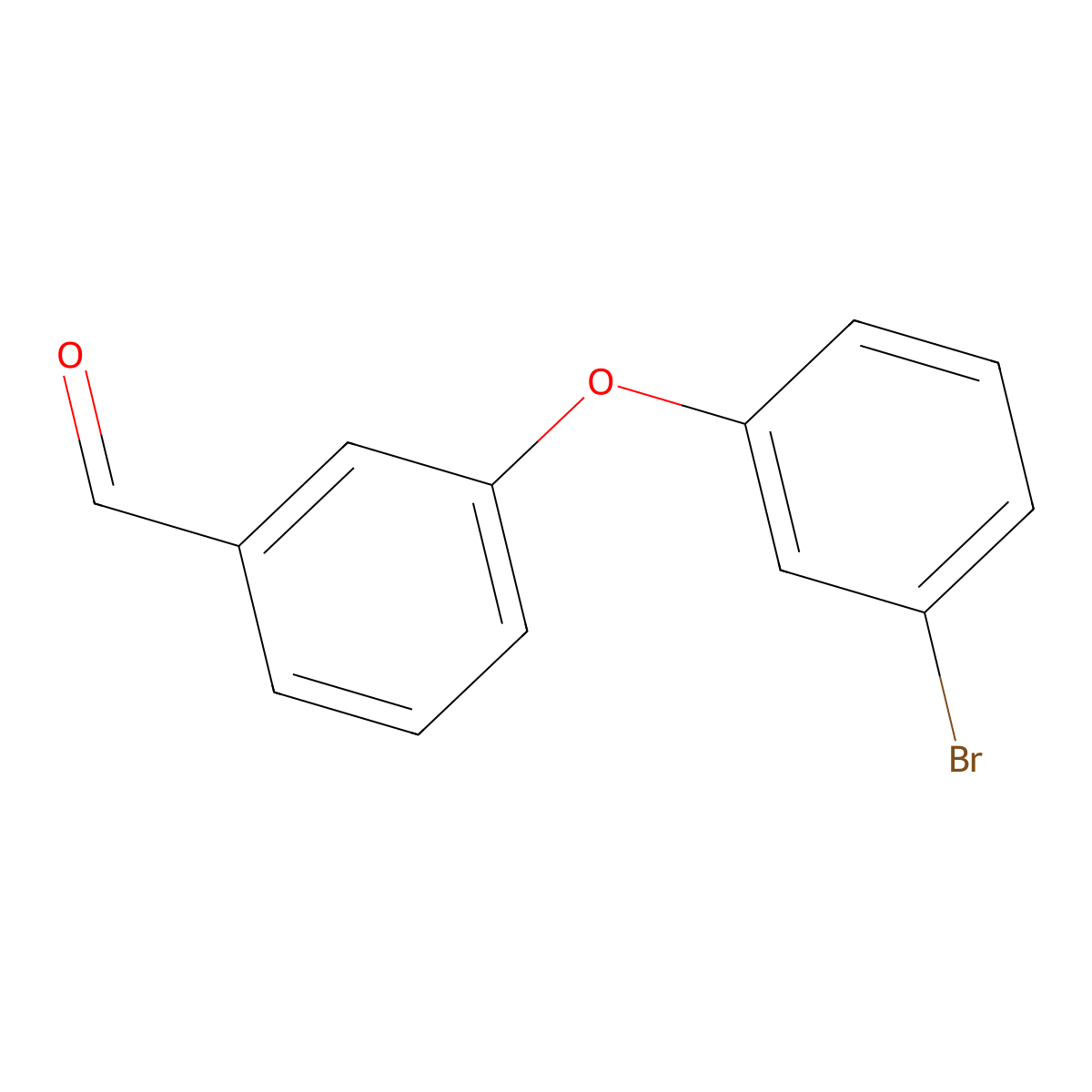 3-(3-Bromophenoxy)benzaldehyde molecular structure, CAS 114546-69-9