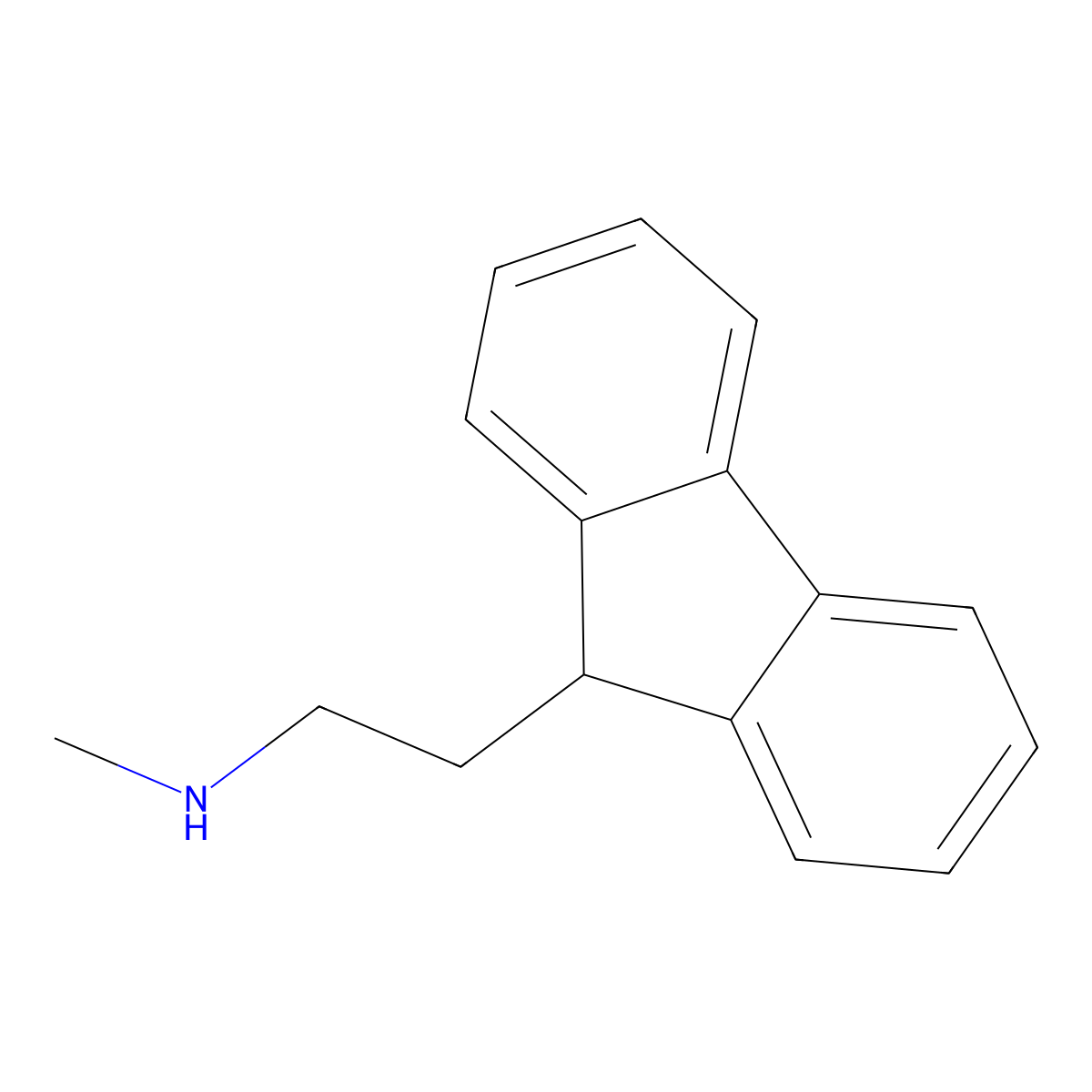 [2-(9H-fluoren-9-yl)ethyl](methyl)amine molecular structure, CAS 1145661-12-6