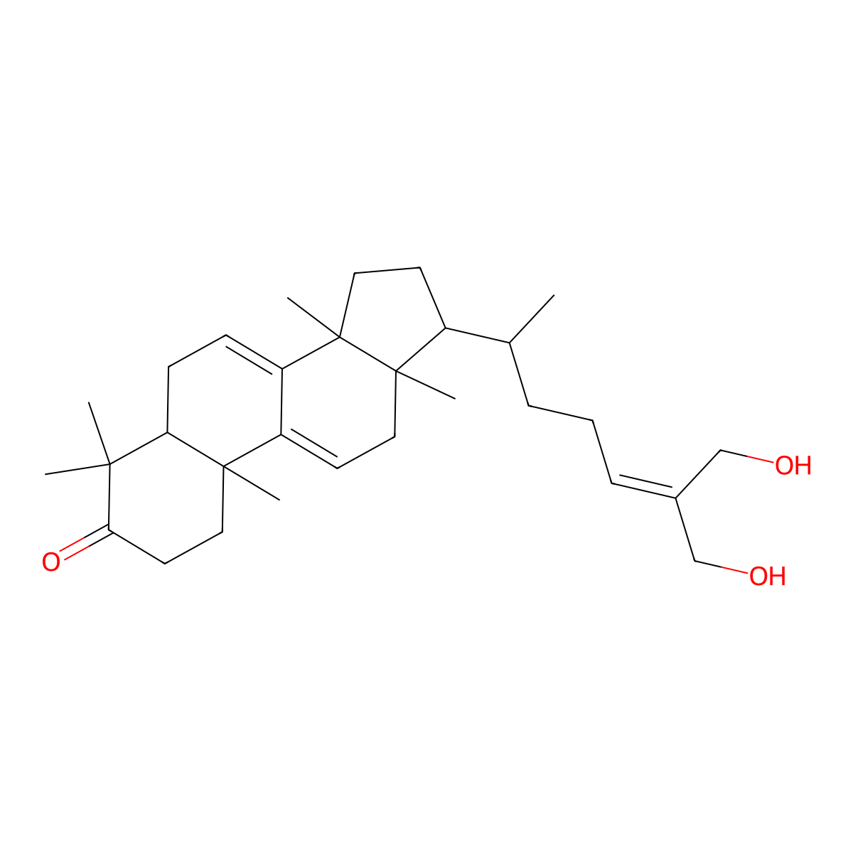 Ganoderiol F molecular structure, CAS 114567-47-4