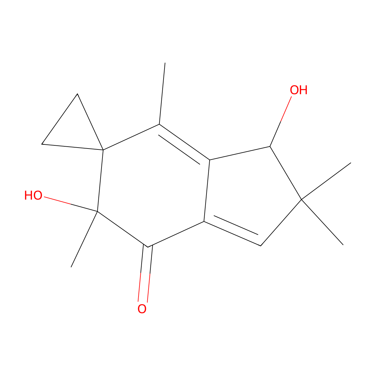 Illudin M molecular structure, CAS 1146-04-9