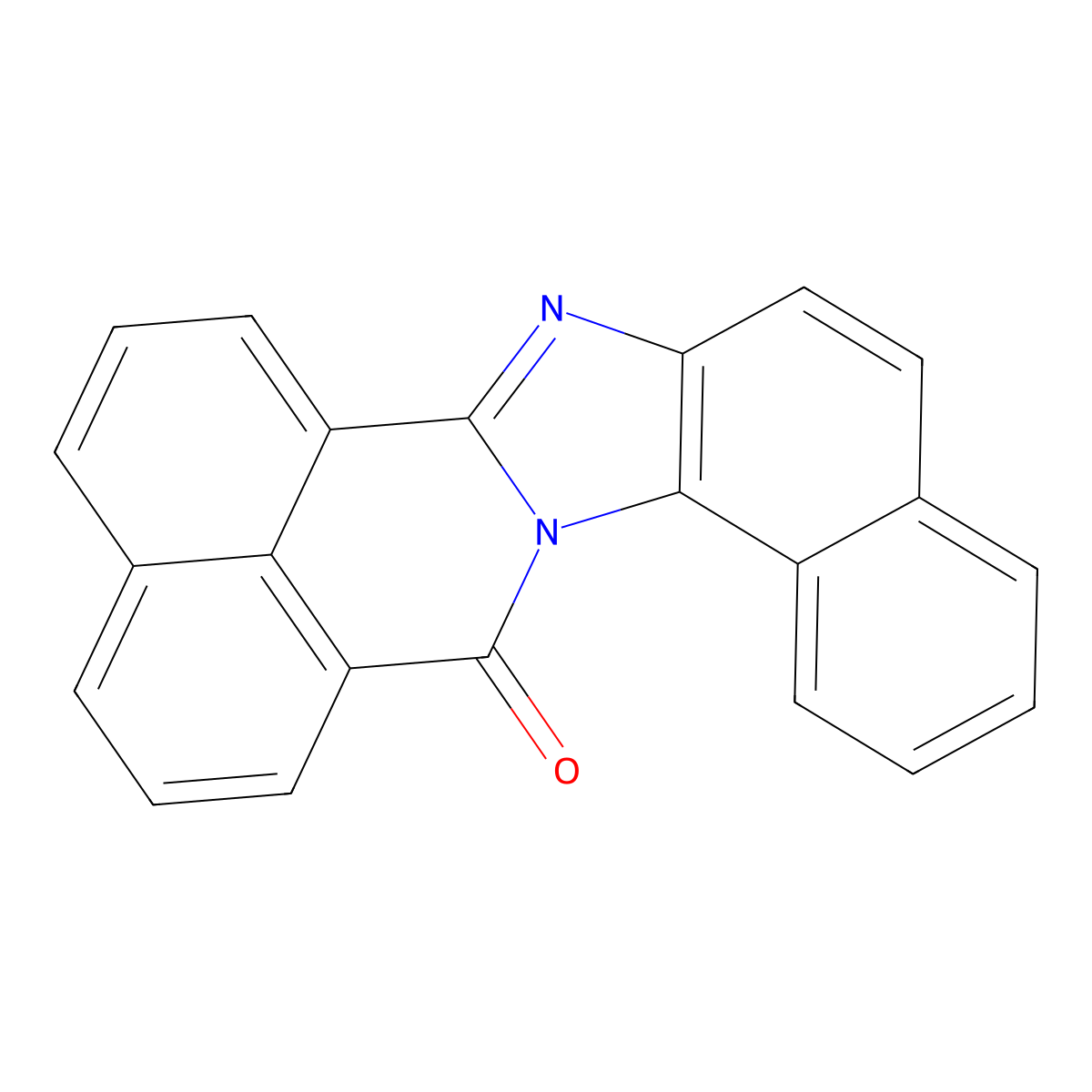 14H-benzo[de]naphtho[2',1':4,5]imidazo[2,1-a]isoquinolin-14-one molecular structure, CAS 114620-67-6
