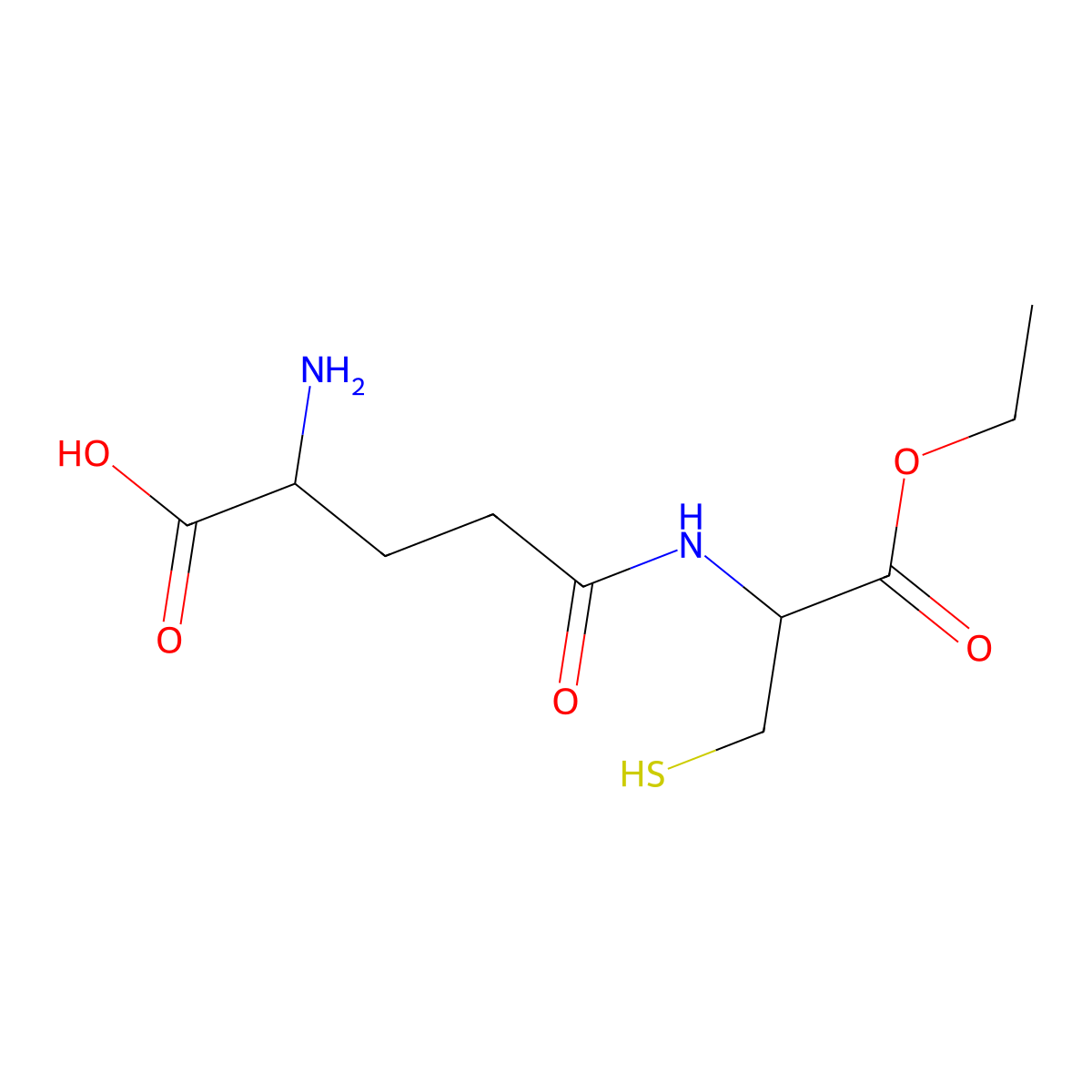 N-gamma-glutamylcysteine ethyl ester molecular structure, CAS 114627-30-4
