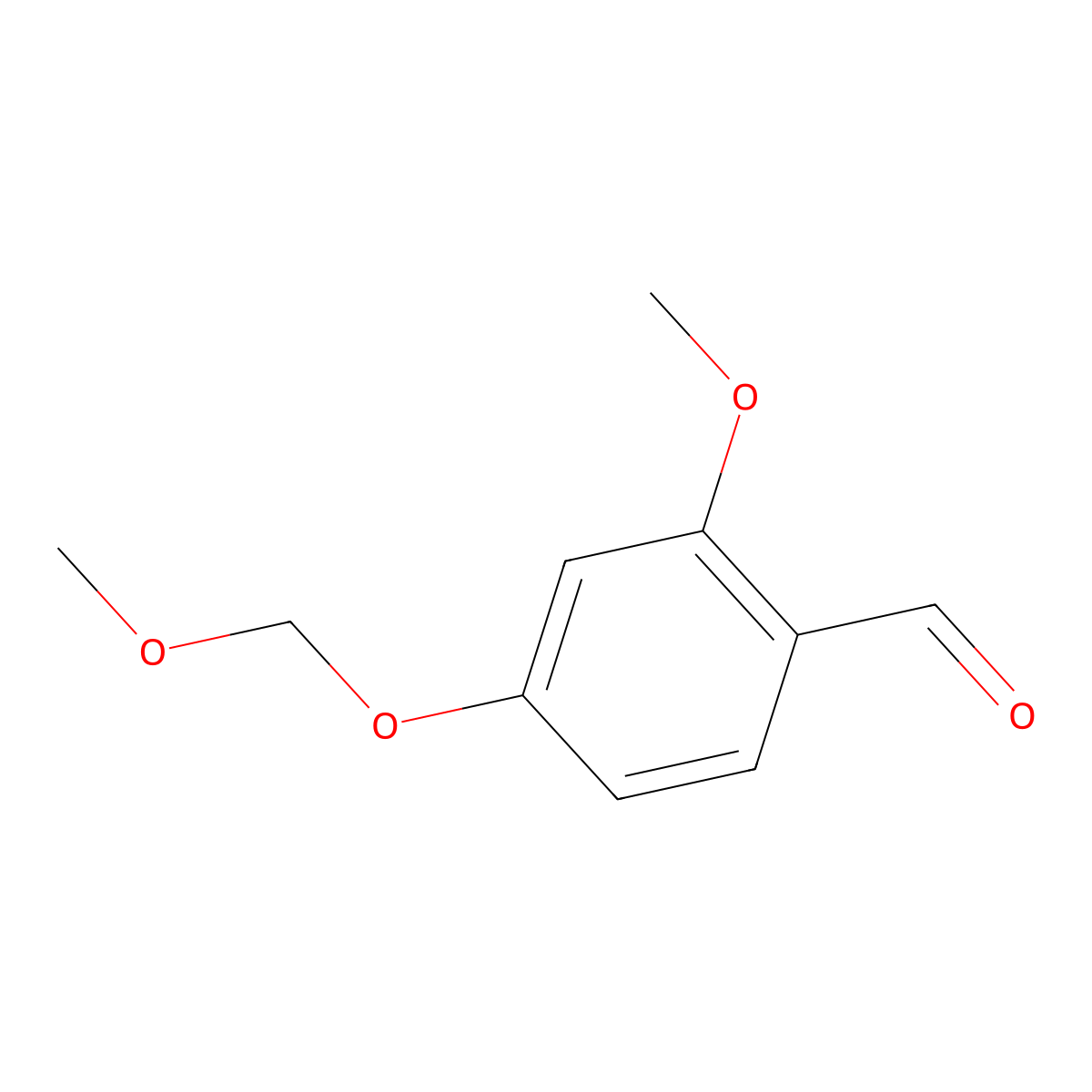 2-Methoxy-4-(methoxymethoxy)benzaldehyde molecular structure, CAS 114628-32-9