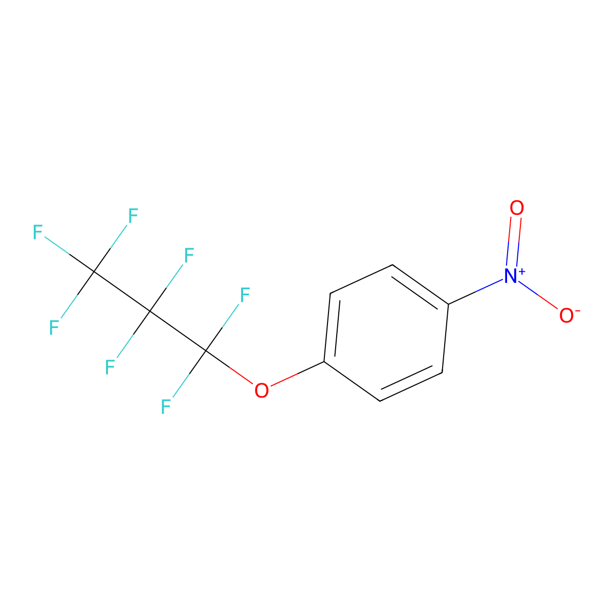 1-(Heptafluoropropoxy)-4-nitrobenzene molecular structure, CAS 1146289-83-9