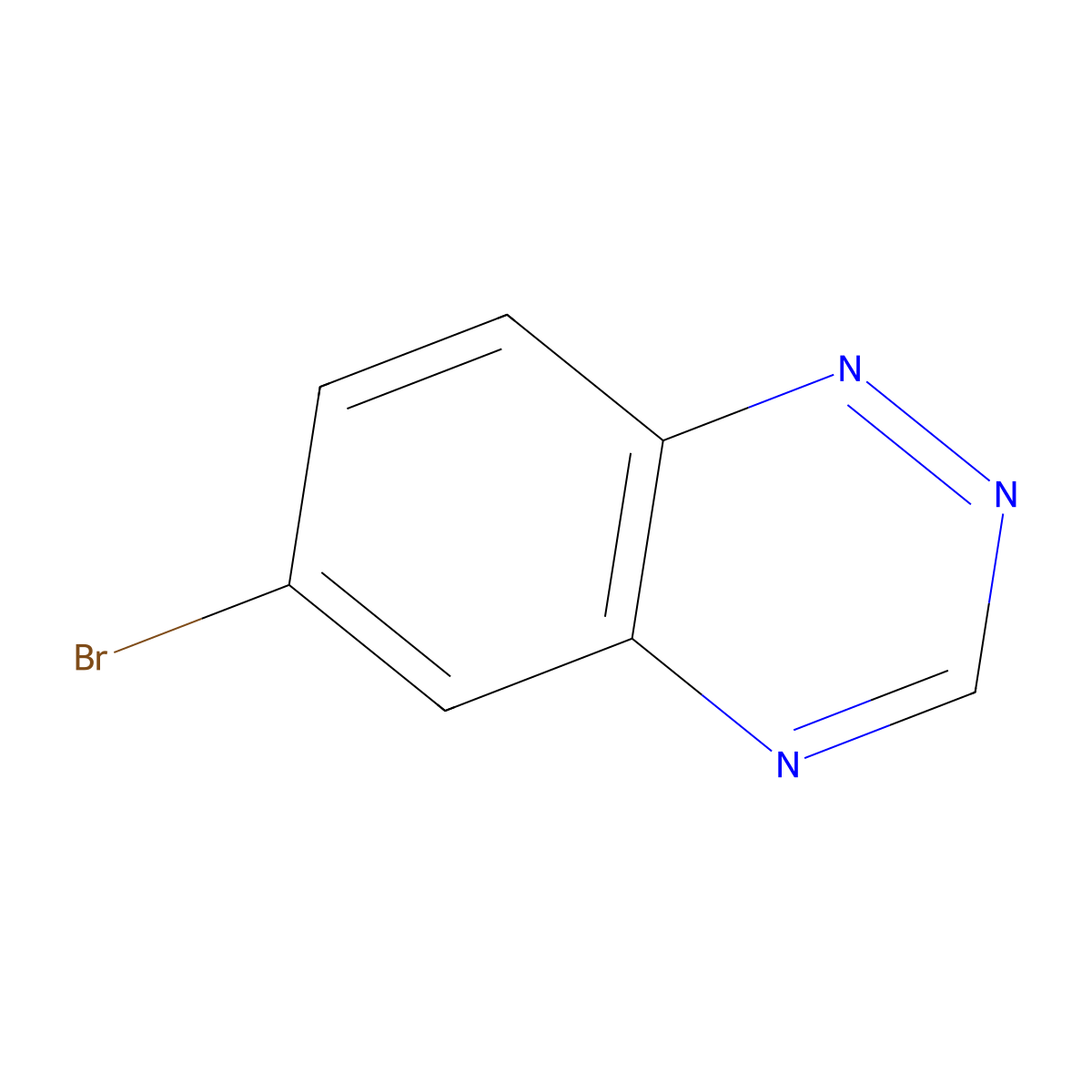 6-Bromobenzo[e][1,2,4]triazine molecular structure, CAS 1146293-11-9