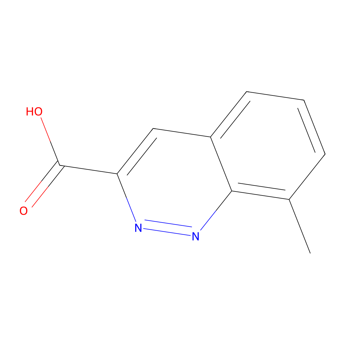 8-Methylcinnoline-3-carboxylic acid molecular structure, CAS 1146294-36-1