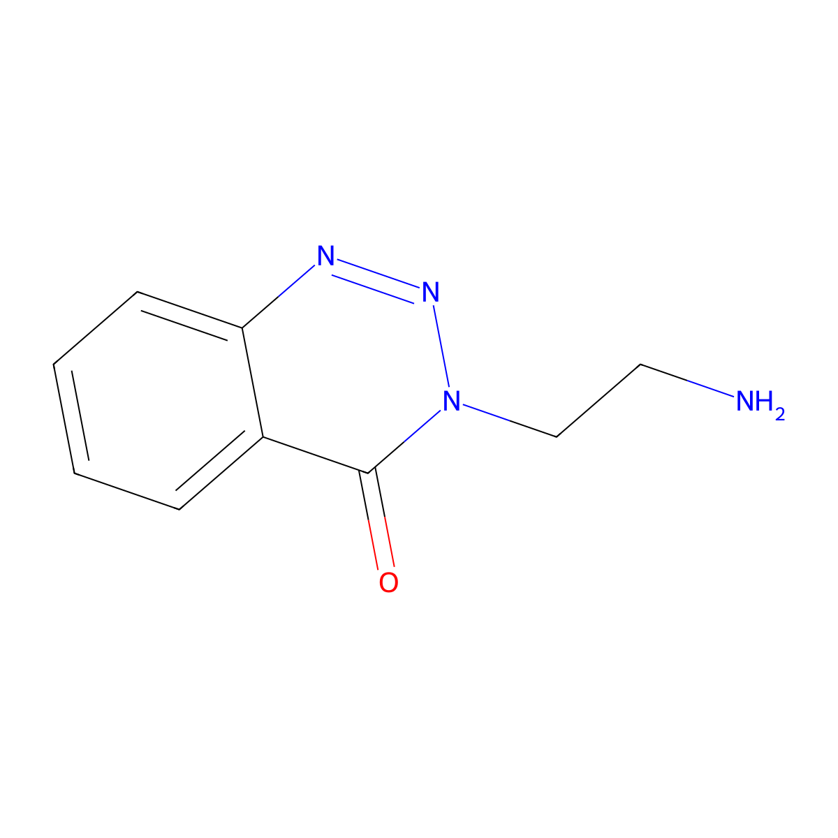 3-(2-aminoethyl)benzo[d][1,2,3]triazin-4(3H)-one molecular structure, CAS 1146298-57-8