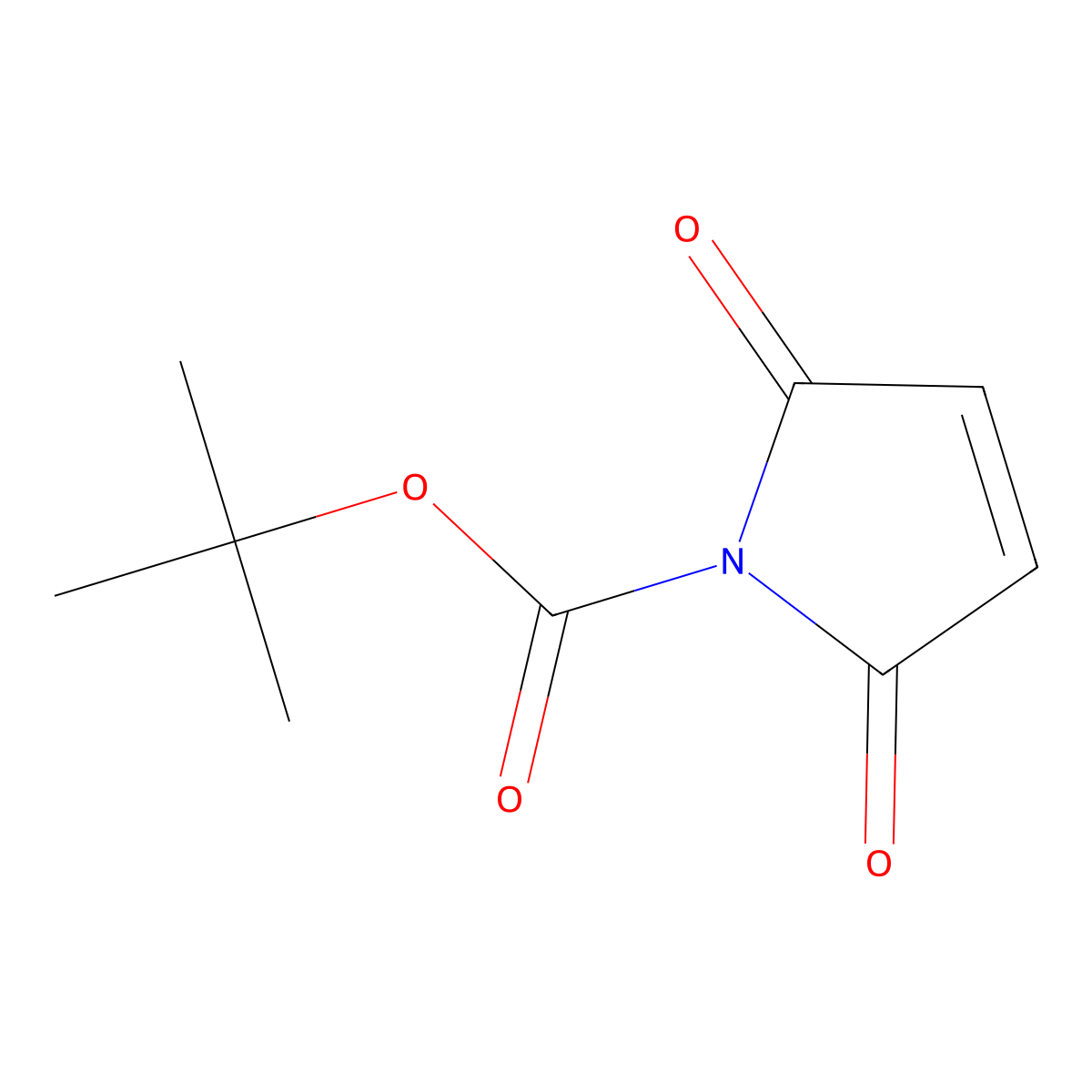 tert-butyl 2,5-dioxo-2,5-dihydro-1H-pyrrole-1-carboxylate molecular structure, CAS 114650-82-7