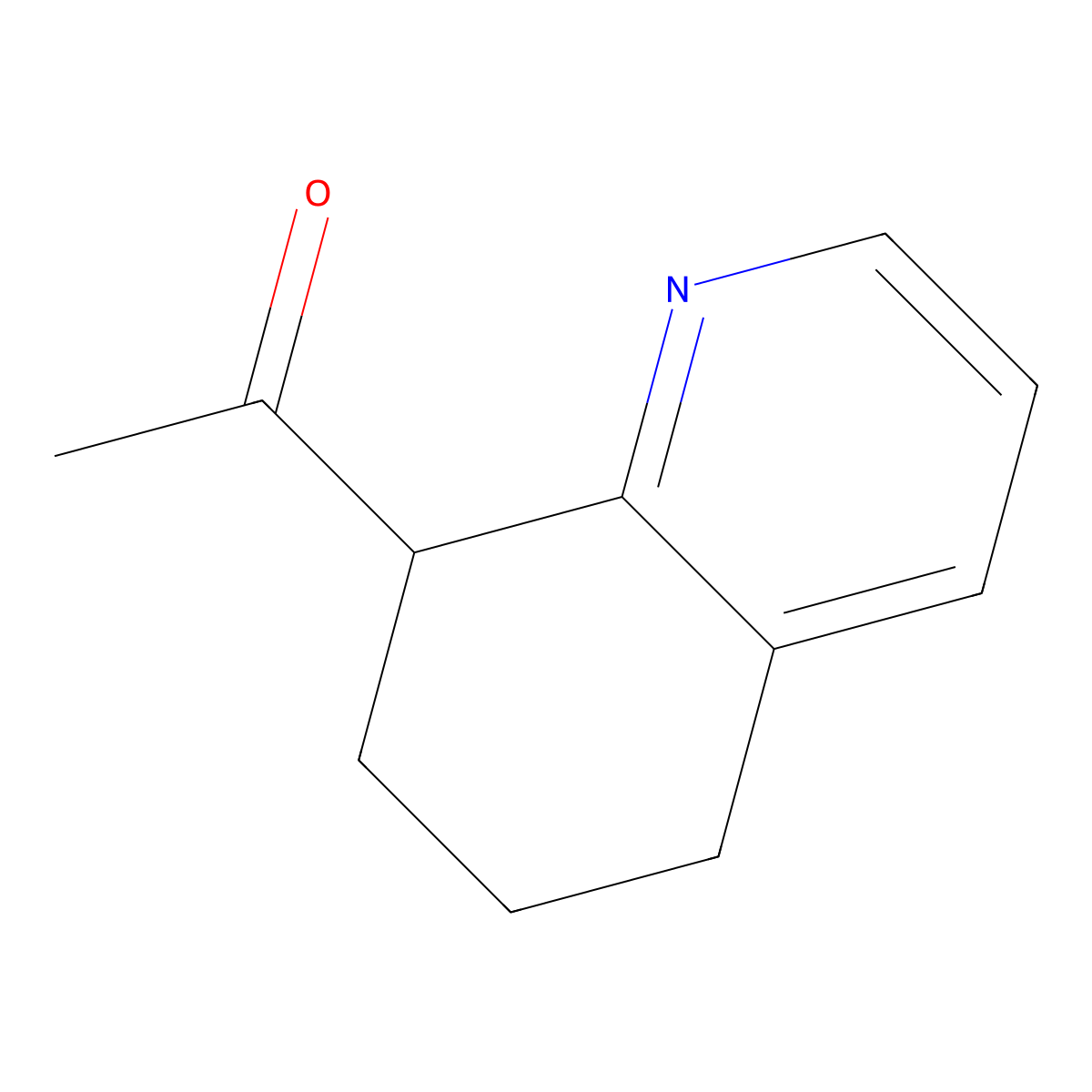 1-(5,6,7,8-Tetrahydroquinolin-8-yl)ethan-1-one molecular structure, CAS 1146576-61-5
