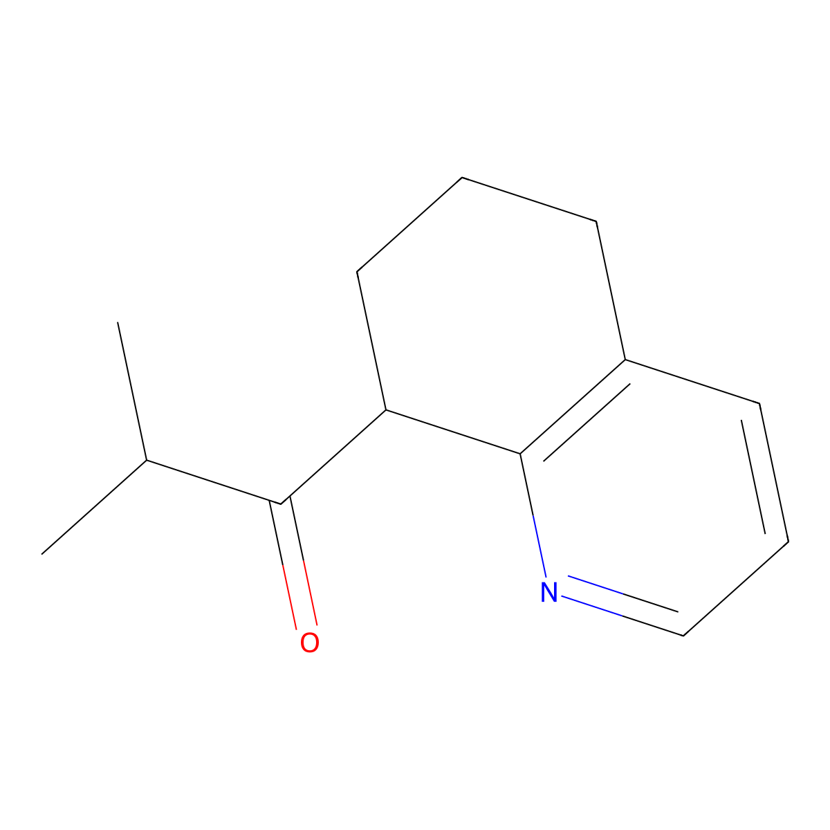 2-Methyl-1-(5,6,7,8-tetrahydroquinolin-8-yl)propan-1-one molecular structure, CAS 1146576-65-9