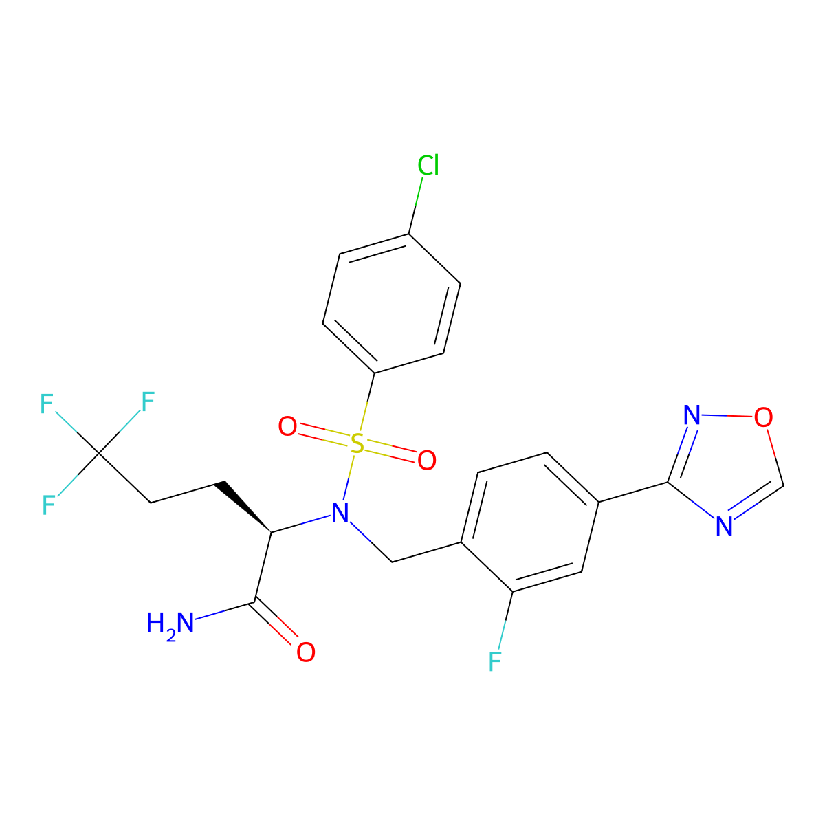 Avagacestat molecular structure, CAS 1146699-66-2