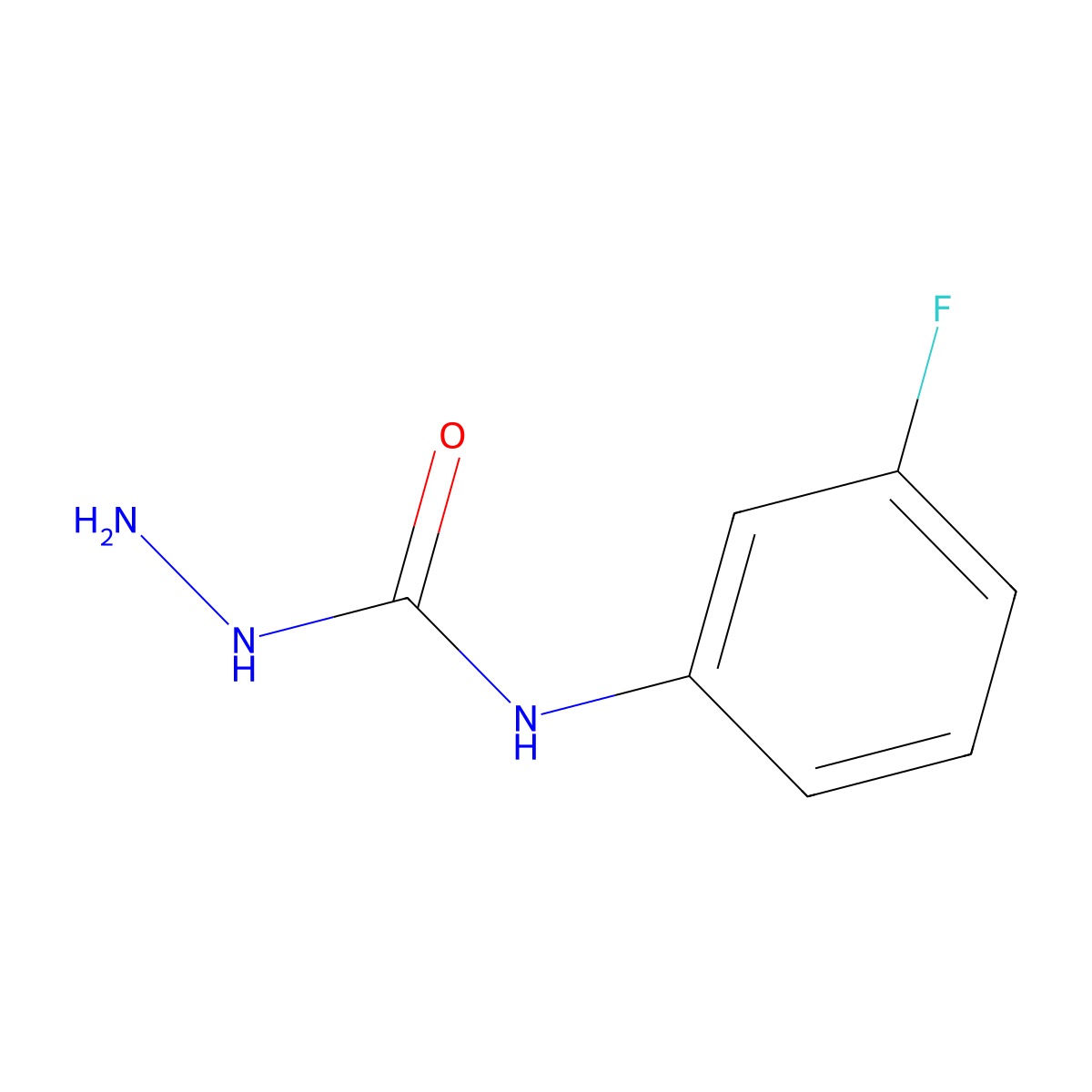 4-(3-Fluorophenyl)semicarbazide molecular structure, CAS 114670-74-5