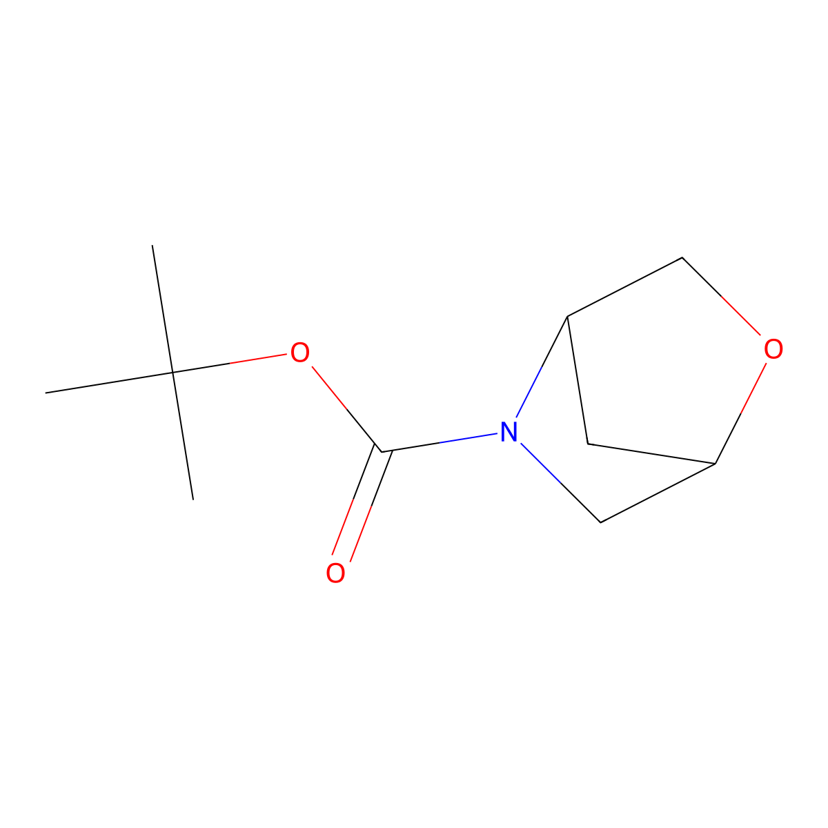 tert-butyl 2-Oxa-5-azabicyclo[2.2.1]heptane-5-carboxylate molecular structure, CAS 114676-79-8