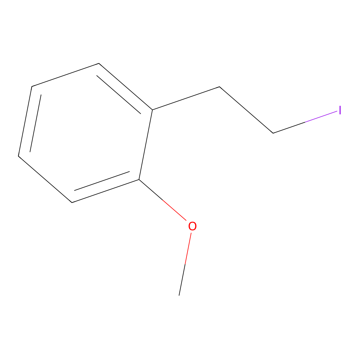 1-(2-Iodoethyl)-2-methoxybenzene molecular structure, CAS 114686-69-0