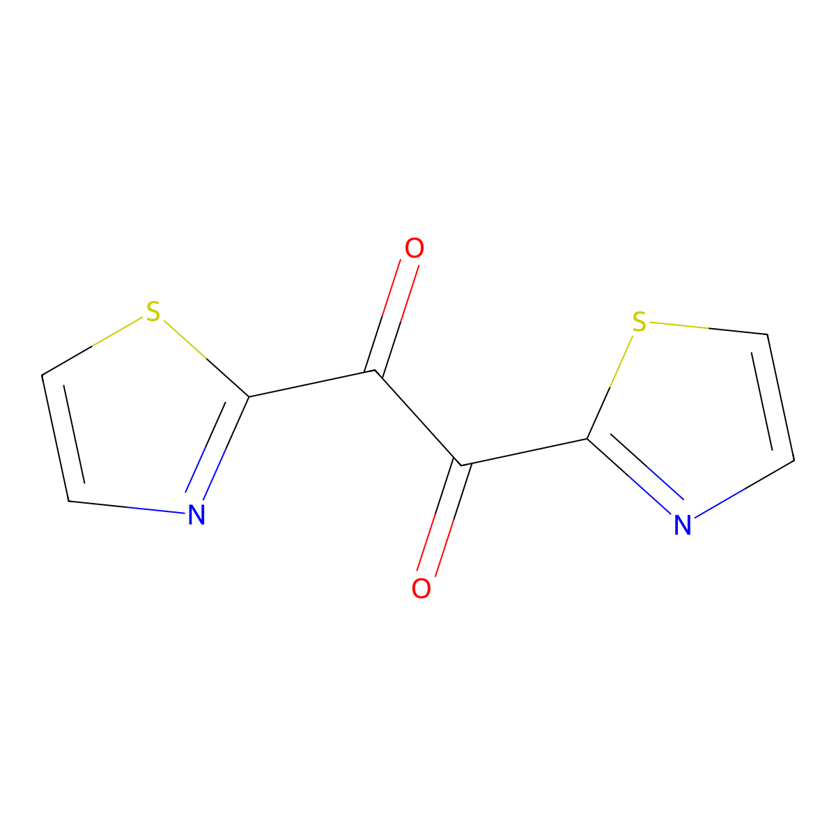 1,2-Di(thiazol-2-yl)ethane-1,2-dione molecular structure, CAS 114698-06-5