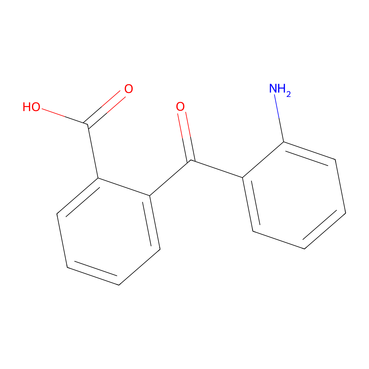 2-(2-Aminobenzoyl)benzoic acid molecular structure, CAS 1147-43-9