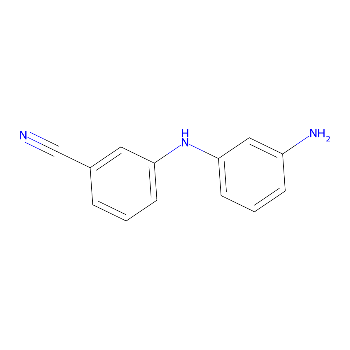 3-[(3-Aminophenyl)amino]benzonitrile molecular structure, CAS 1147094-81-2