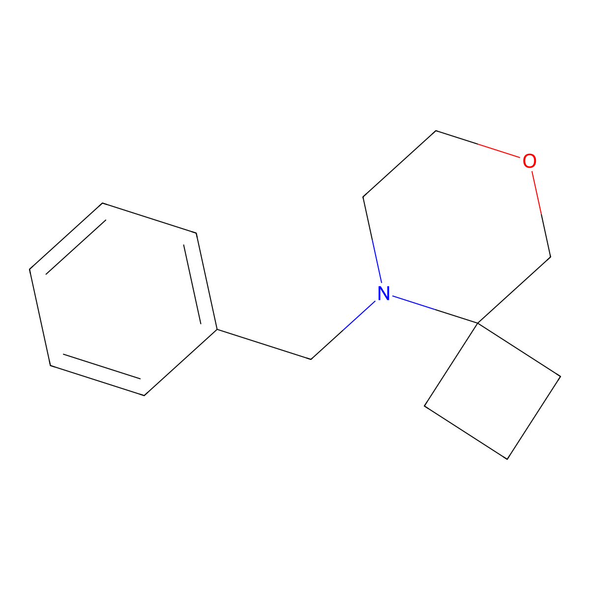 5-Benzyl-8-oxa-5-azaspiro[3.5]nonane molecular structure, CAS 1147107-80-9