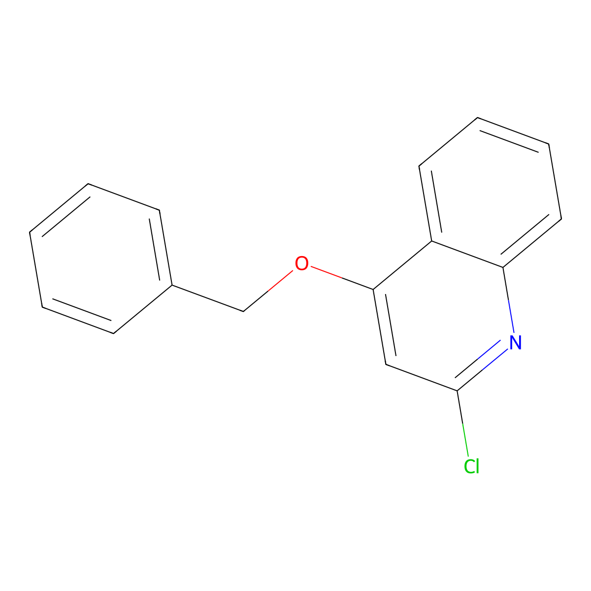 4-(Benzyloxy)-2-chloroquinoline molecular structure, CAS 1147107-89-8