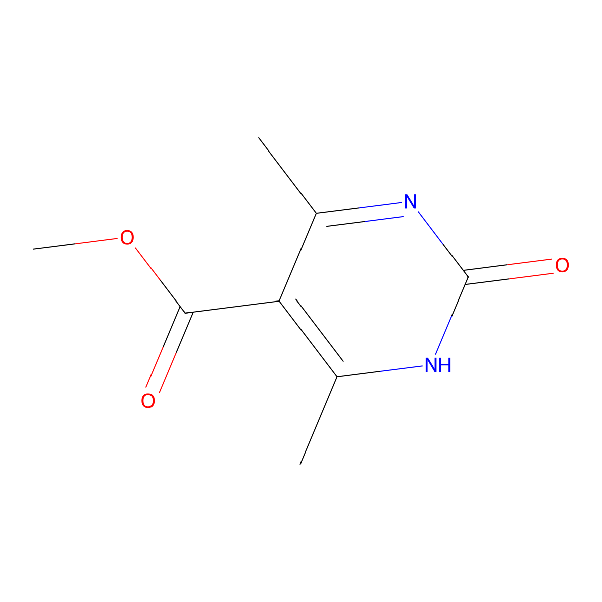 Methyl 2-hydroxy-4,6-dimethylpyrimidine-5-carboxylate molecular structure, CAS 1147294-72-1