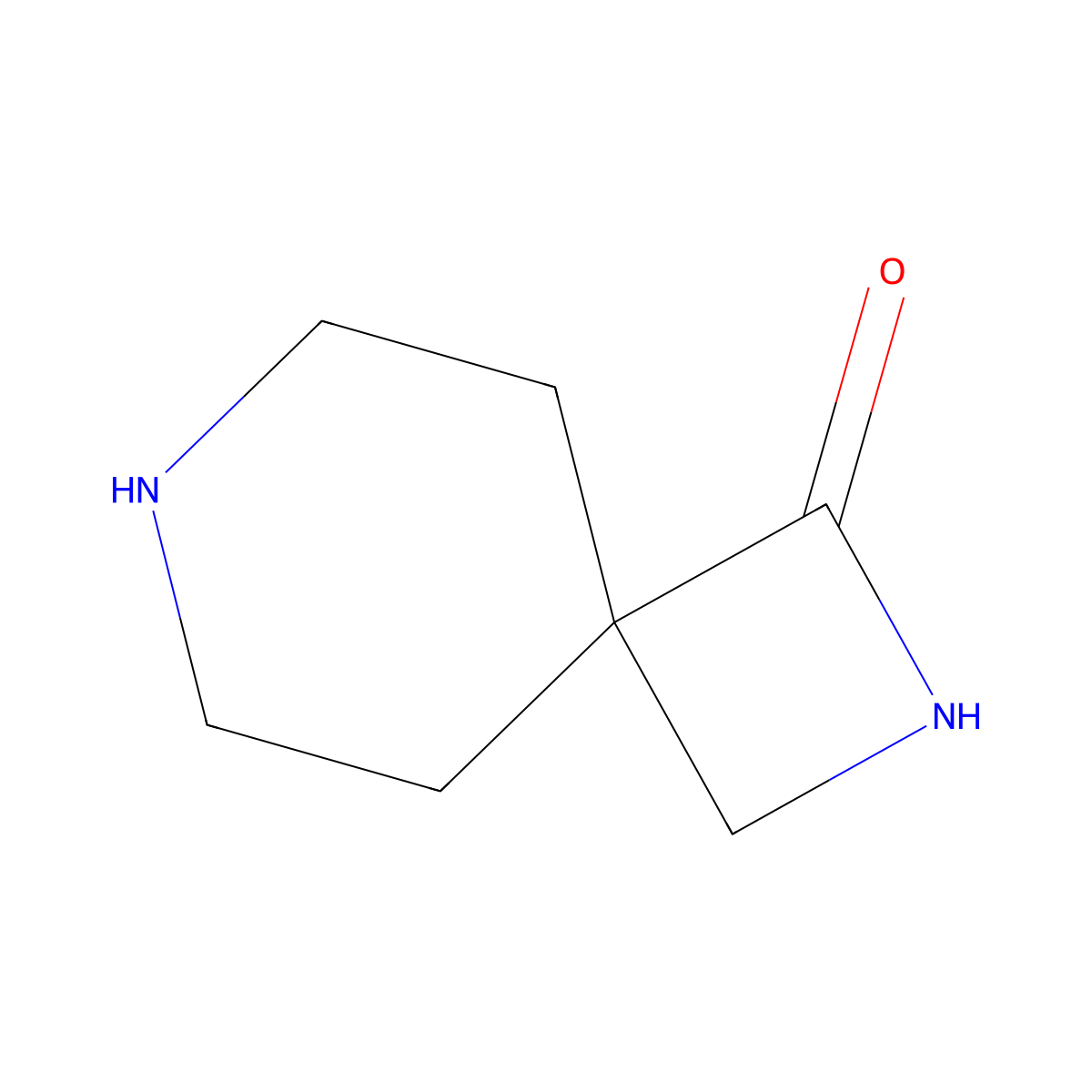 2,7-Diazaspiro[3.5]nonan-1-one molecular structure, CAS 1147422-92-1