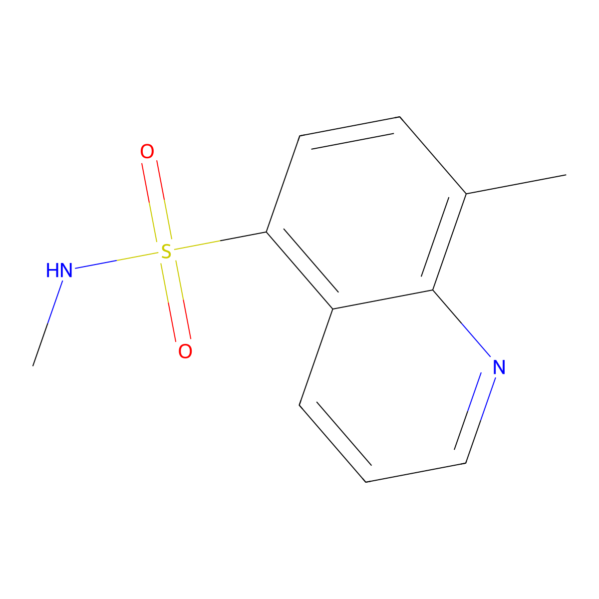 N,8-dimethylquinoline-5-sulfonamide molecular structure, CAS 1147482-09-4