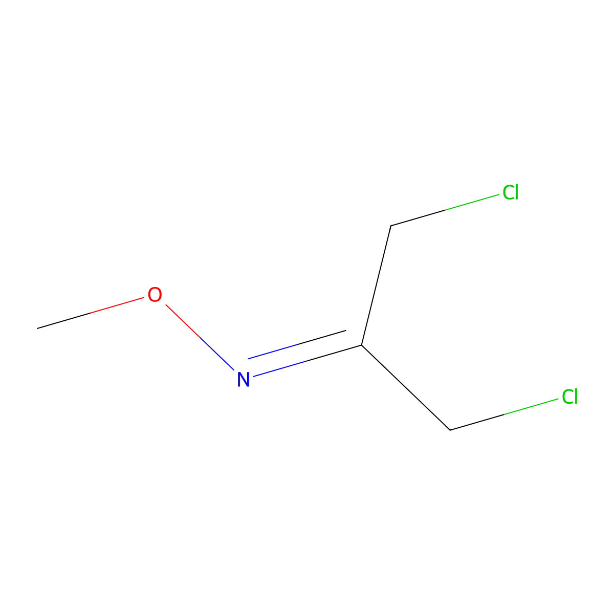 1,3-dichloro-propan-2-one O-methyloxime molecular structure, CAS 1147563-57-2