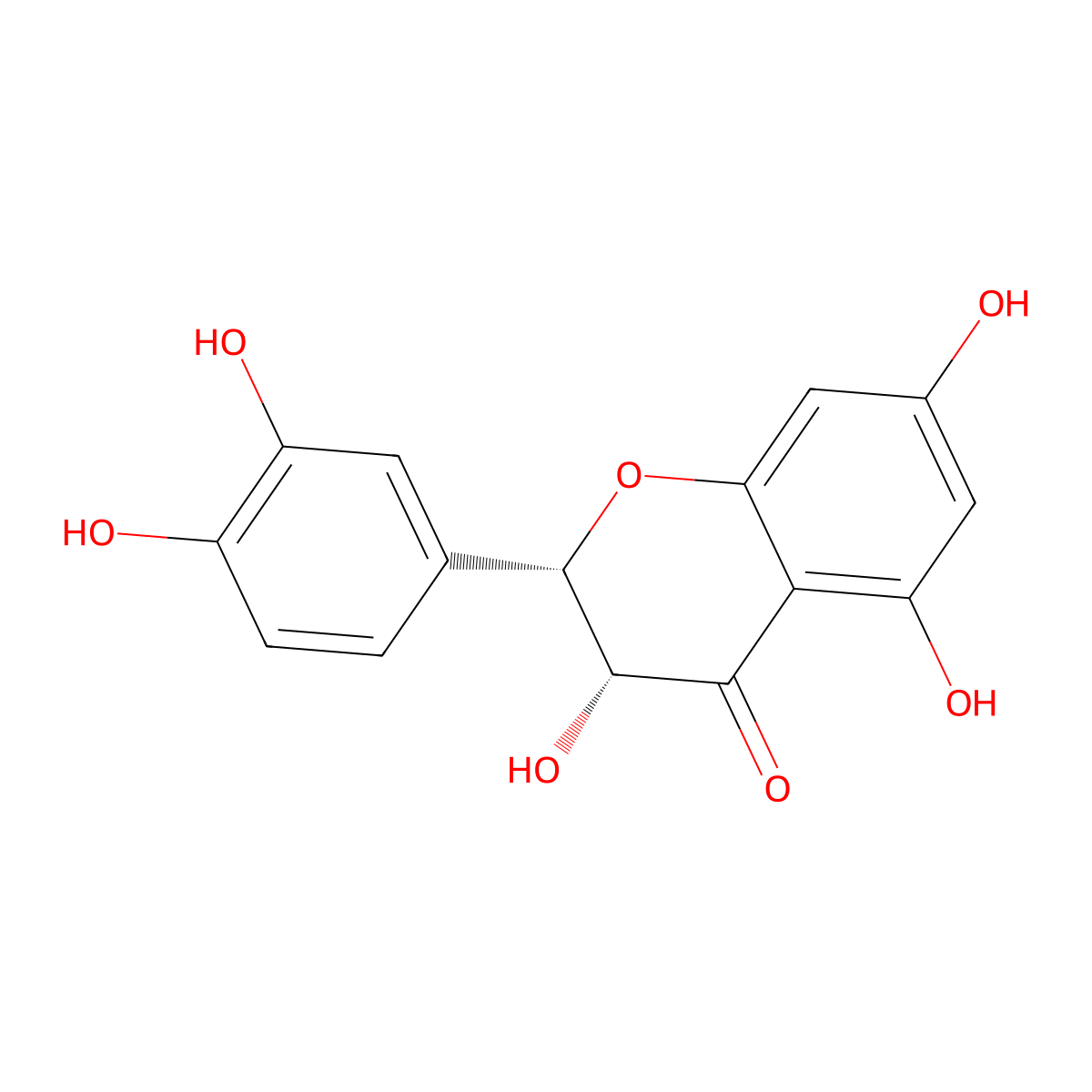 (+)-Epitaxifolin molecular structure, CAS 114761-89-6