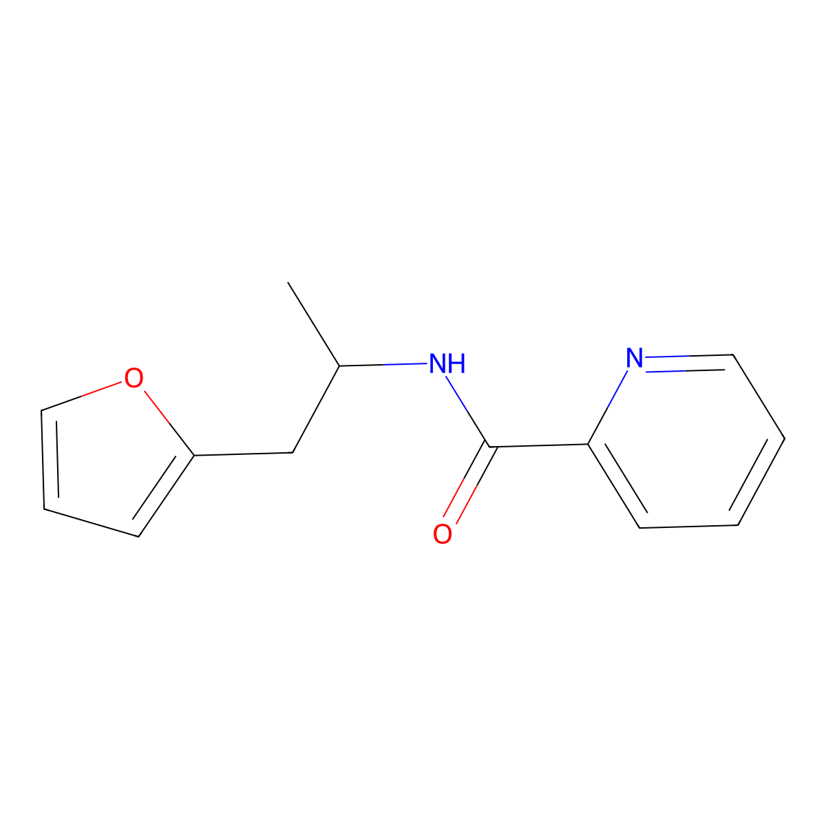 N-[1-(furan-2-yl)propan-2-yl]pyridine-2-carboxamide molecular structure, CAS 1147694-50-5