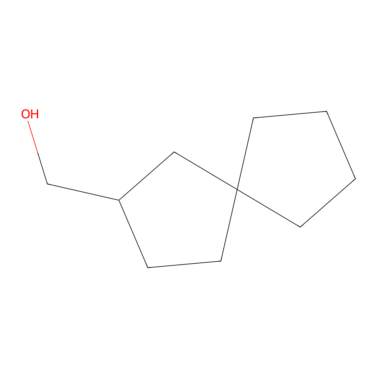 {Spiro[4.4]nonan-2-yl}methanol molecular structure, CAS 1147729-16-5