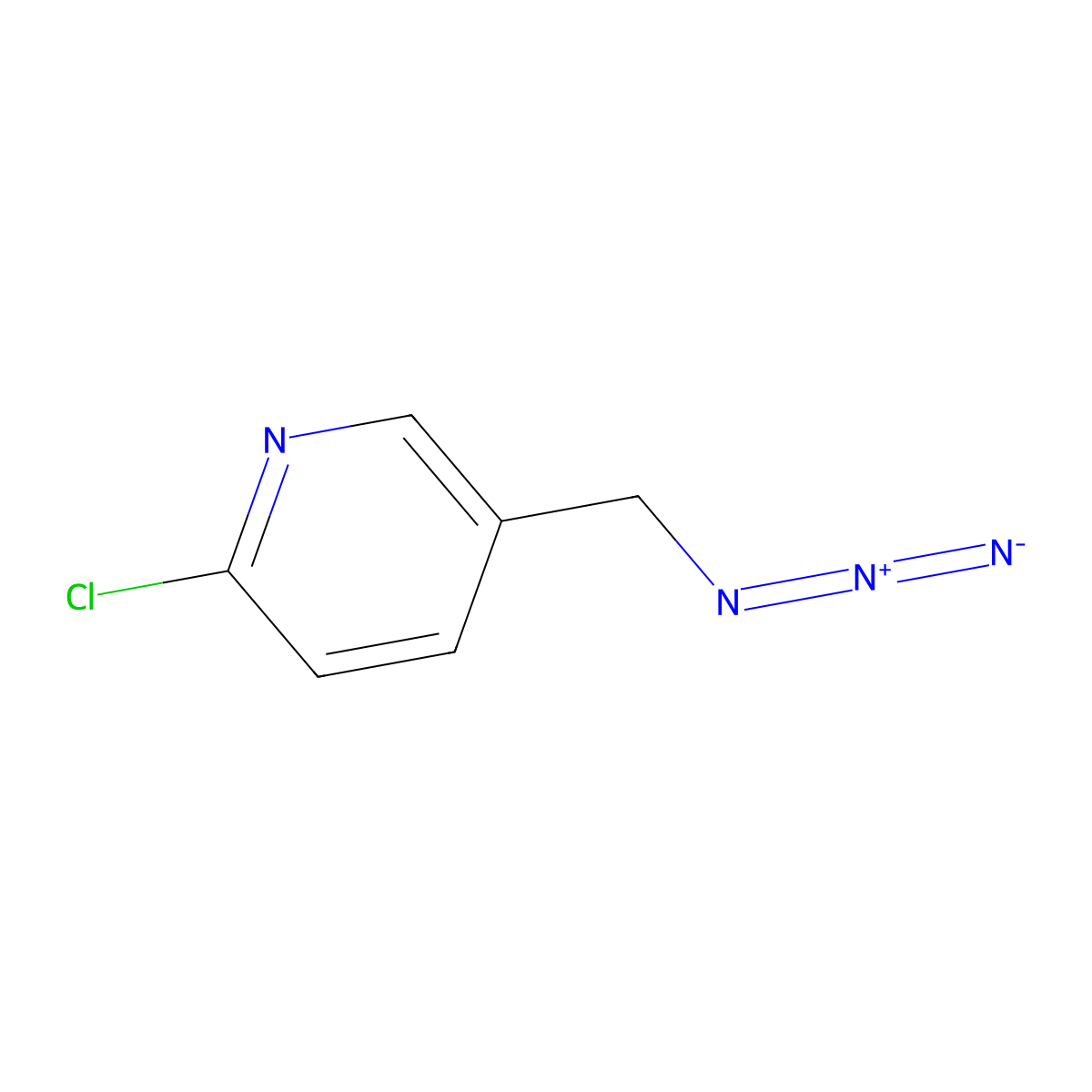 5-(Azidomethyl)-2-chloropyridine molecular structure, CAS 114780-17-5