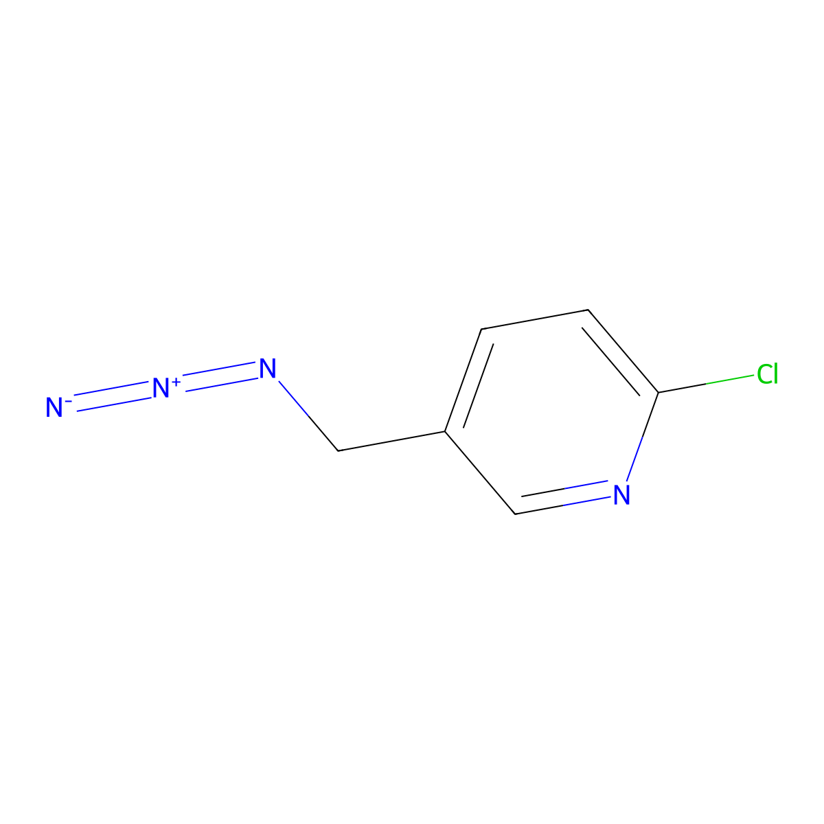5-(Azidomethyl)-2-chloropyridine molecular structure, CAS 114780-17-5