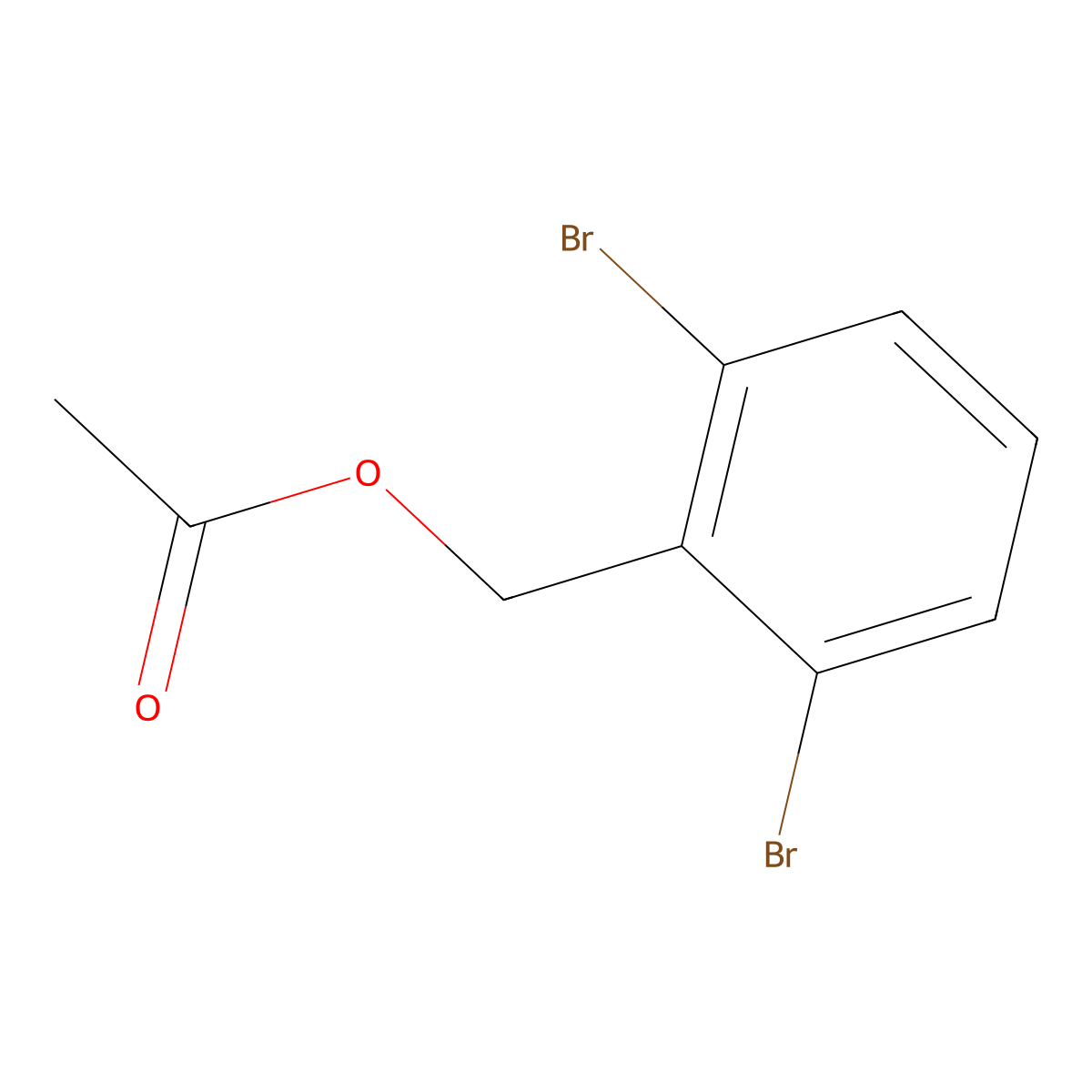 2,6-Dibromobenzyl acetate molecular structure, CAS 1147858-83-0