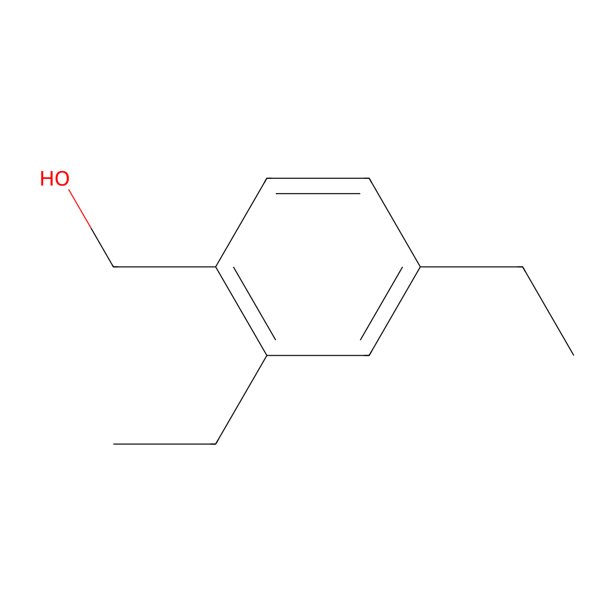 (2,4-Diethylphenyl)methanol molecular structure, CAS 1147858-86-3