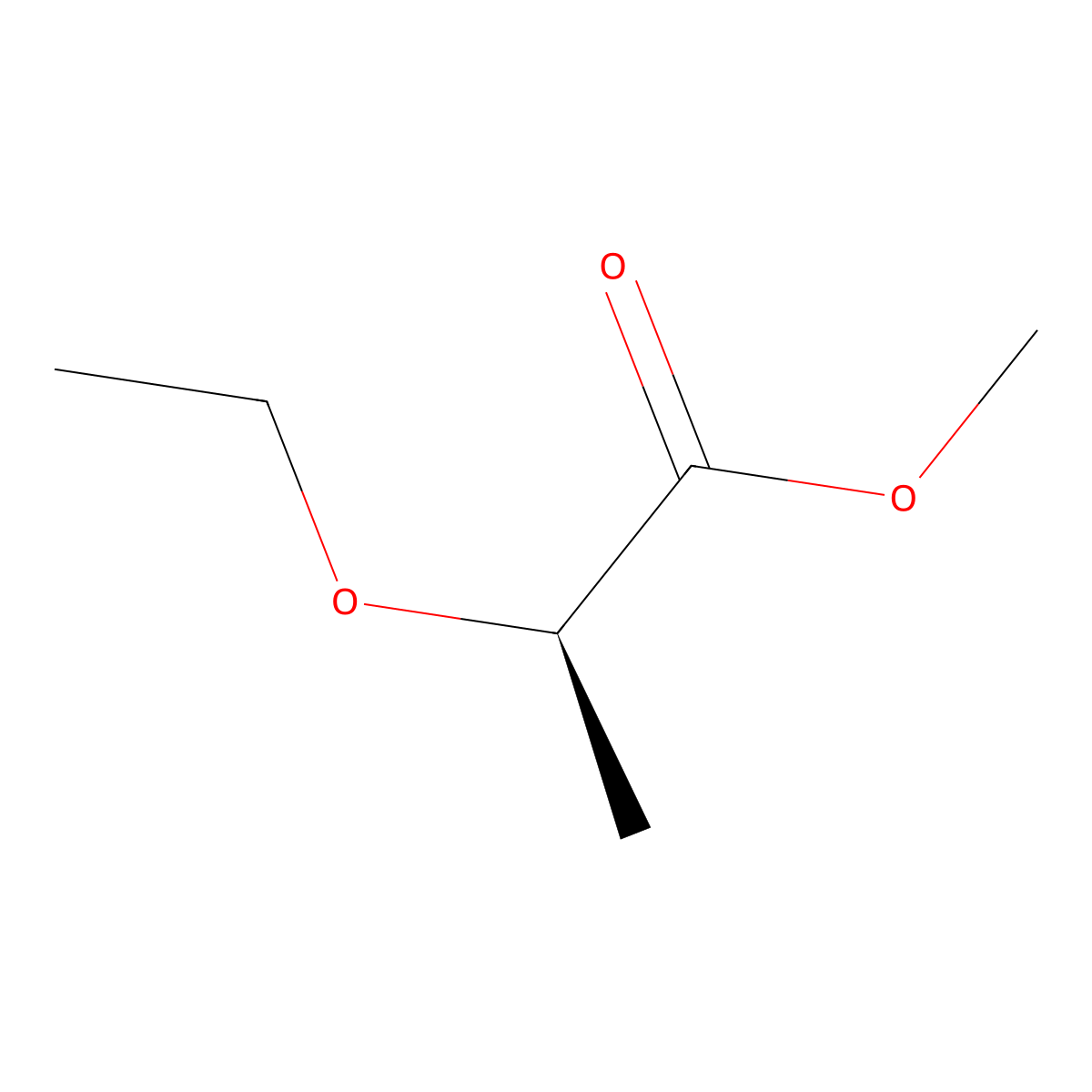 methyl (2R)-2-ethoxypropanoate molecular structure, CAS 1147886-83-6
